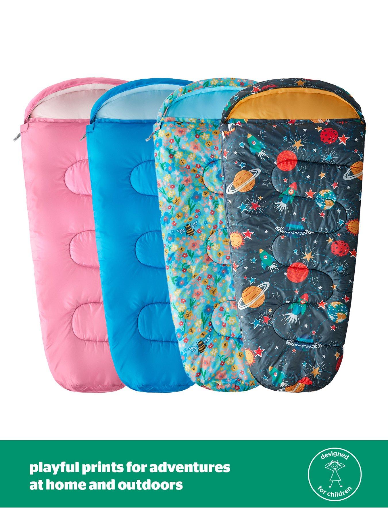 Image 6 of 7 of Silentnight Camping Collection Healthy Growth Kids Sleeping Bag - Pink