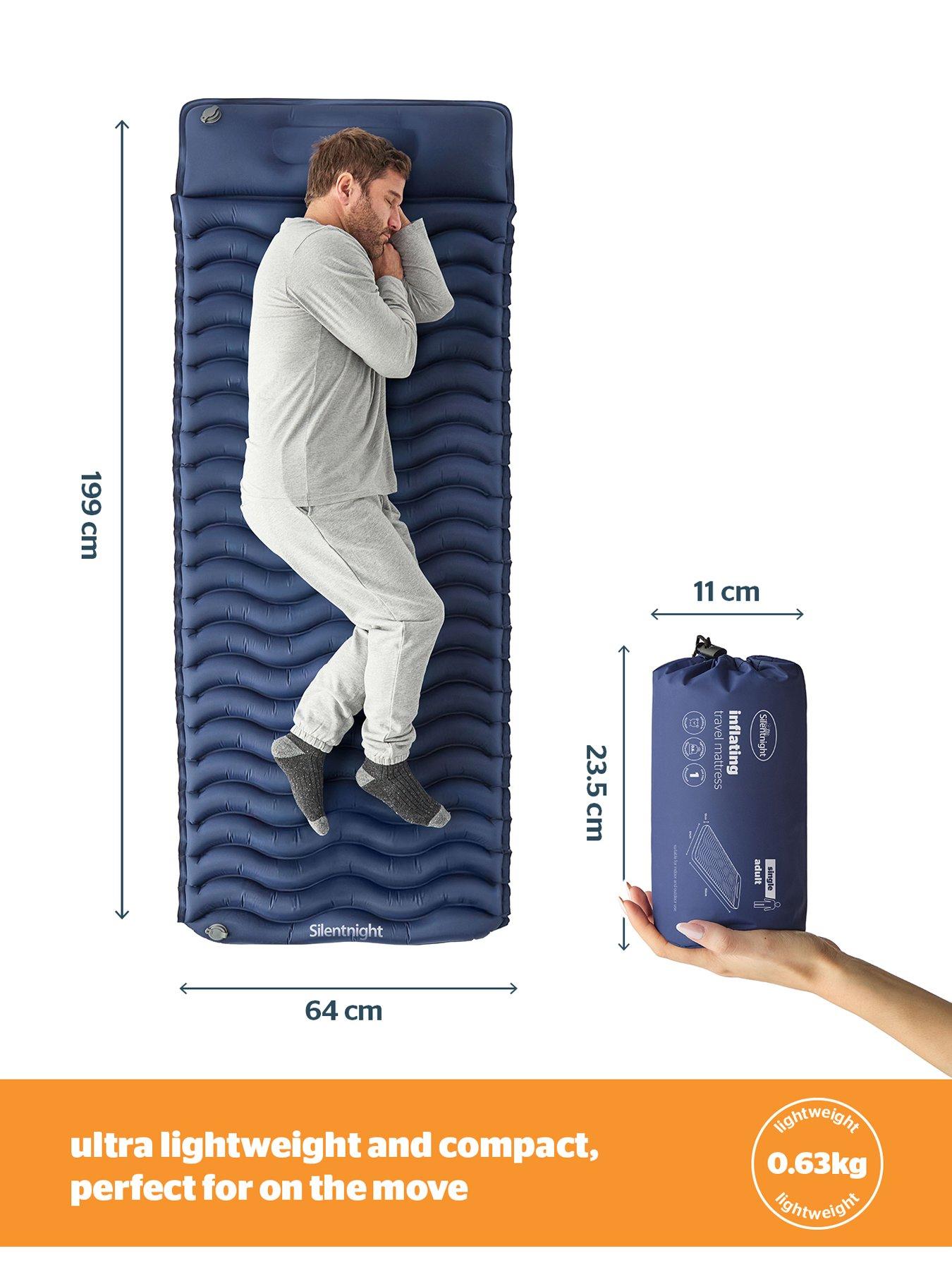 Image 4 of 7 of Silentnight Camping Collection Inflating Sleeping Mat - Navy - Single