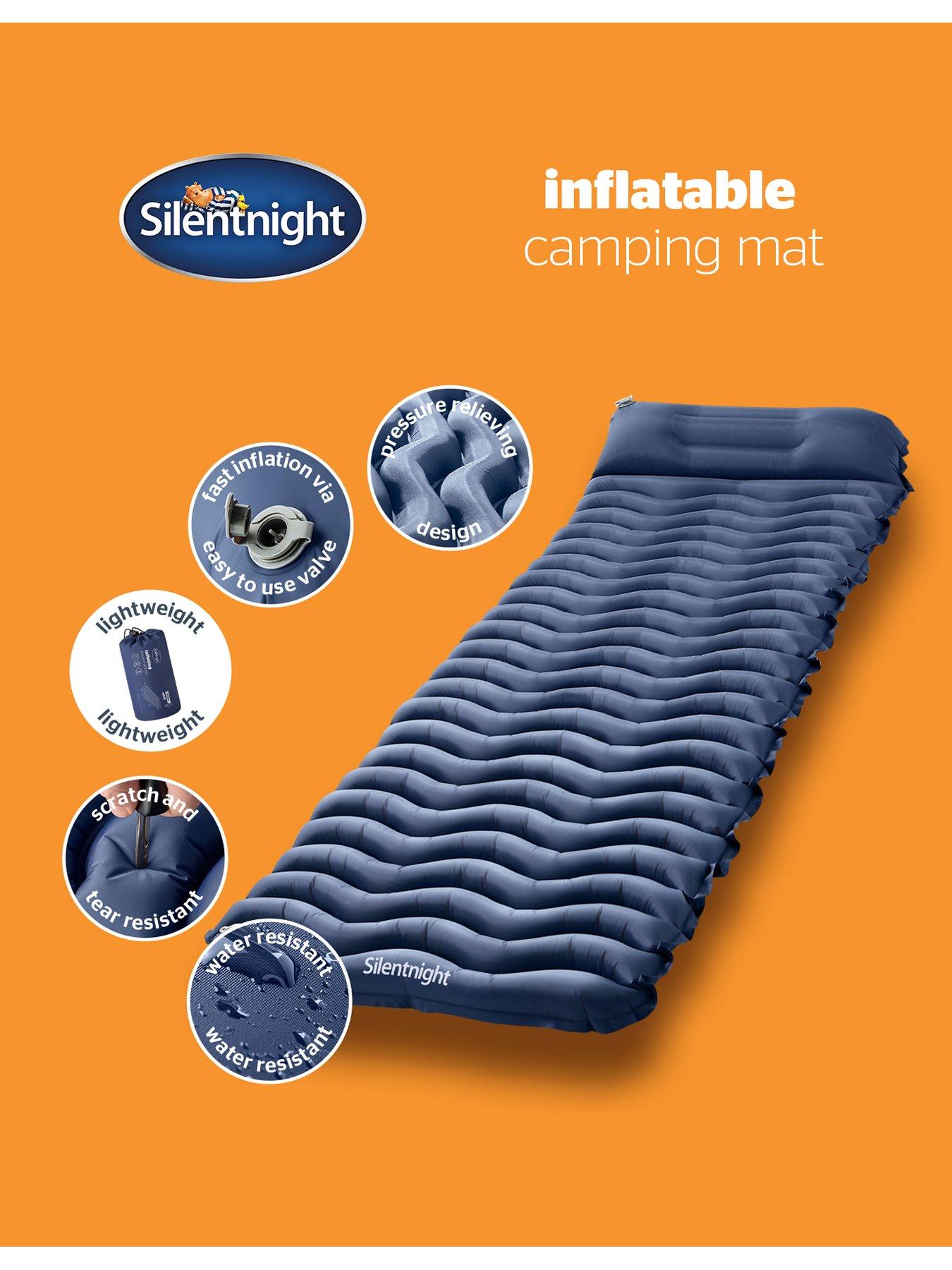 Image 6 of 7 of Silentnight Camping Collection Inflating Sleeping Mat - Navy - Single