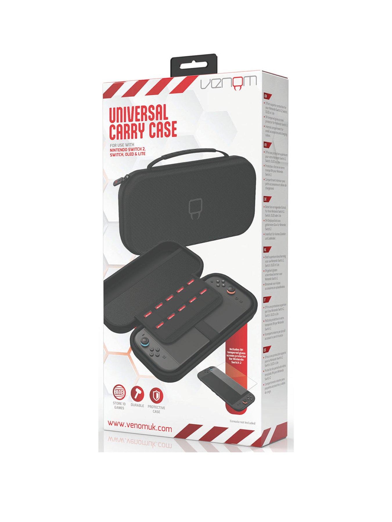Image 1 of 7 of Venom UNIVERSAL CARRY CASE for Switch 2, Switch original, OLED & Lite