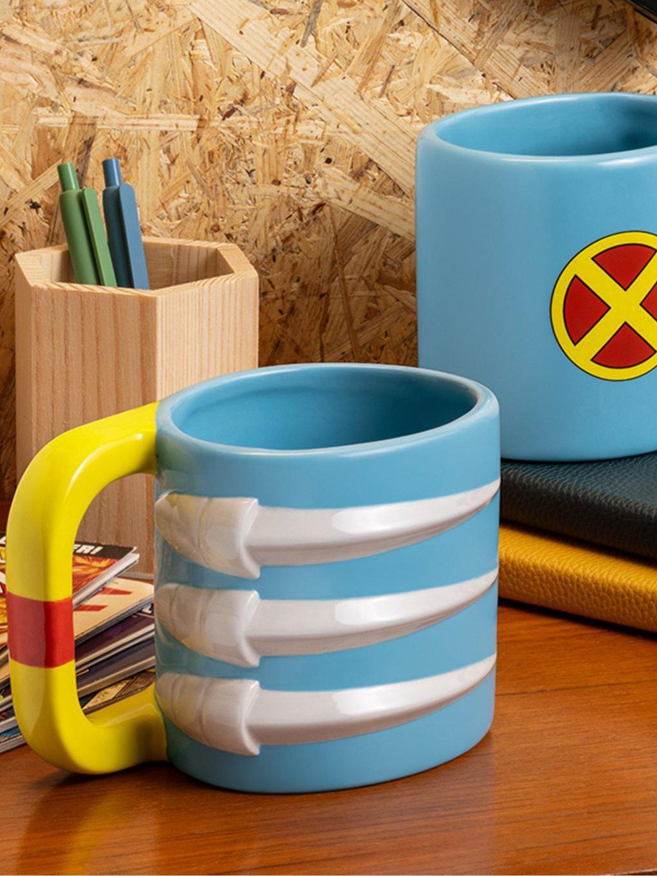 undefined X-men Marvel Wolverine Ceramic Claw Shaped Mug, Officially Licensed  Marvel Merchandise And Drinkware