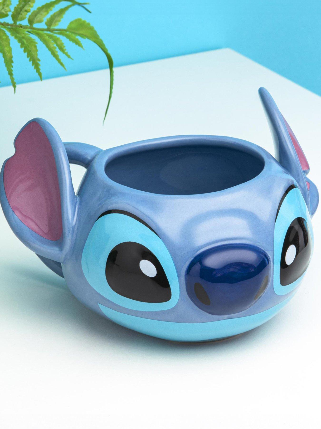 undefined Stitch Face Shaped Character Ceramic Mug - Officially Licensed Lilo  &  Stitch Drinkware