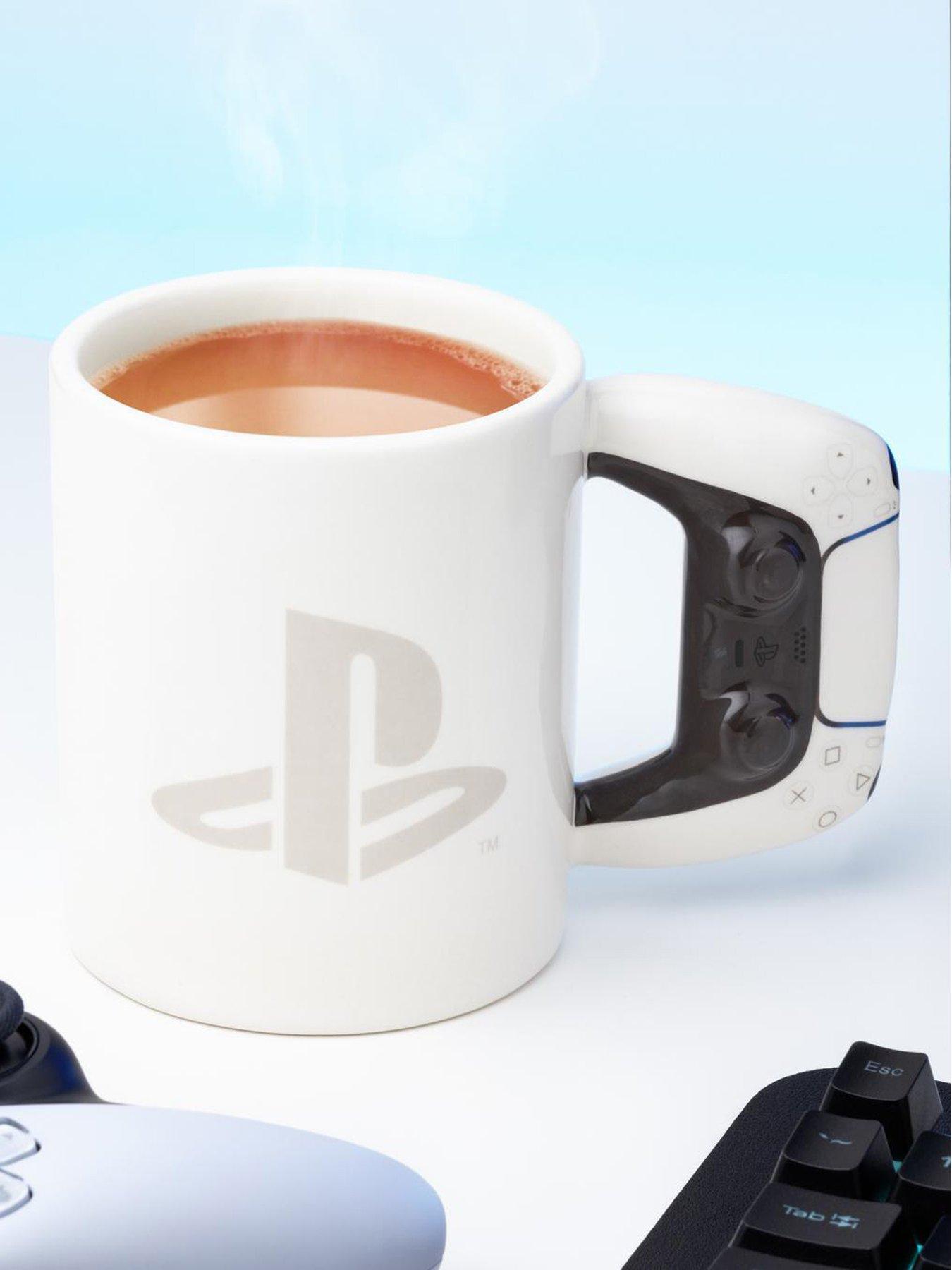 Playstation Sony Playstation Shaped Ceramic Ps5 Controller Mug, Officially Licensed Merchandise For All Gaming Fans