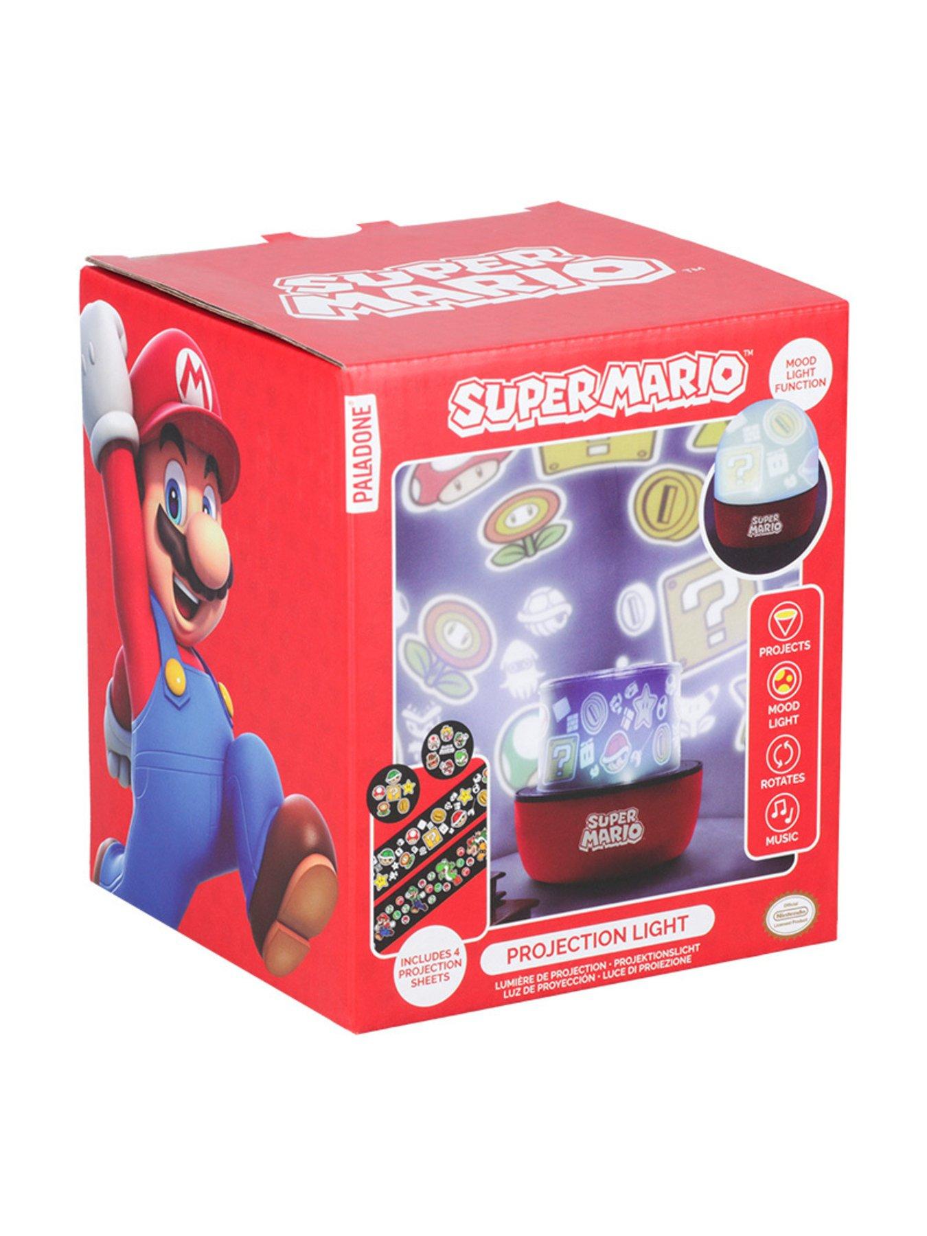 Image 7 of 8 of Super Mario Projection Light - Officially Licensed Nintendo Projector Lamp With Interchangeable Scenes And Mood Lighting, 3 Light Modes