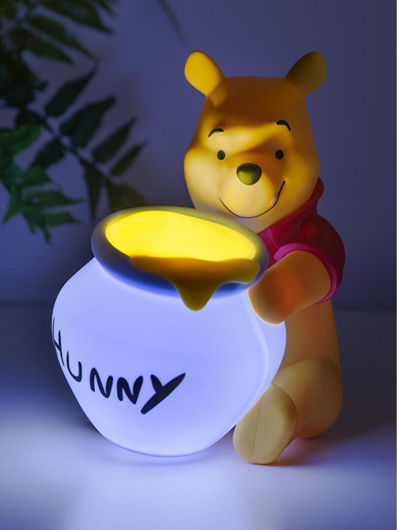 Winnie The Pooh Hunny Light - Officially Licensed Portable Soft Disney Night Light For Nursery Or Kids Bedroom