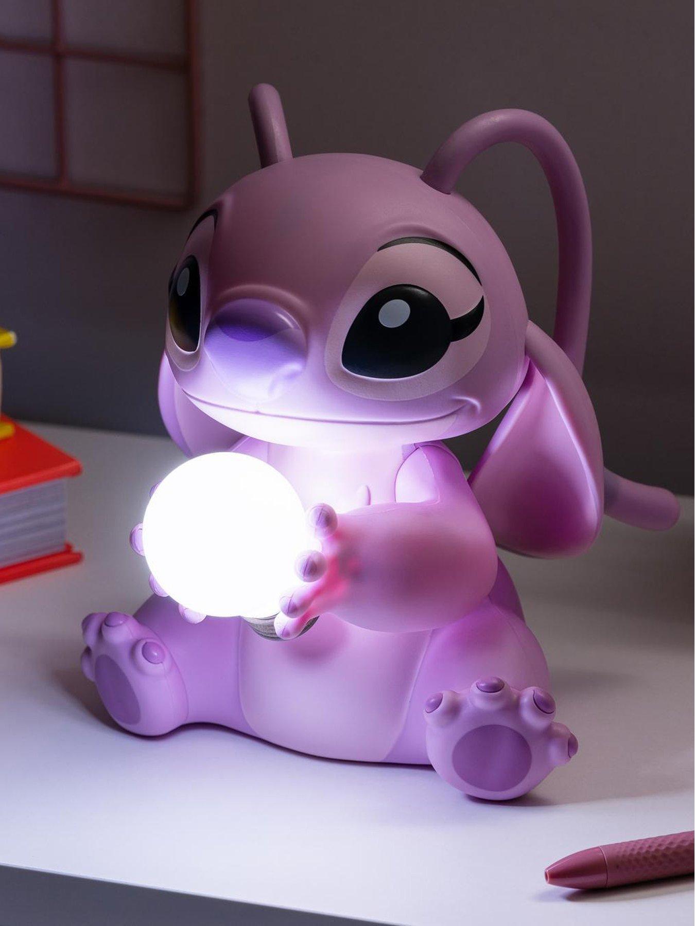 undefined Angel Light - Officially Licensed Lilo And Stitch Cute Pink Bedroom Lamp, Disney Collectible Gift For Fans, Night Light And Décor