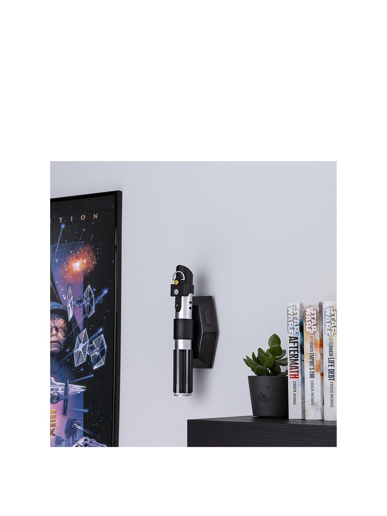 Image 2 of 6 of Star Wars Lightsaber Uplighter Wall Light - Darth Vader Sith Red Beam, Officially Licensed Star Wars With Sounds And Night Light Mode
