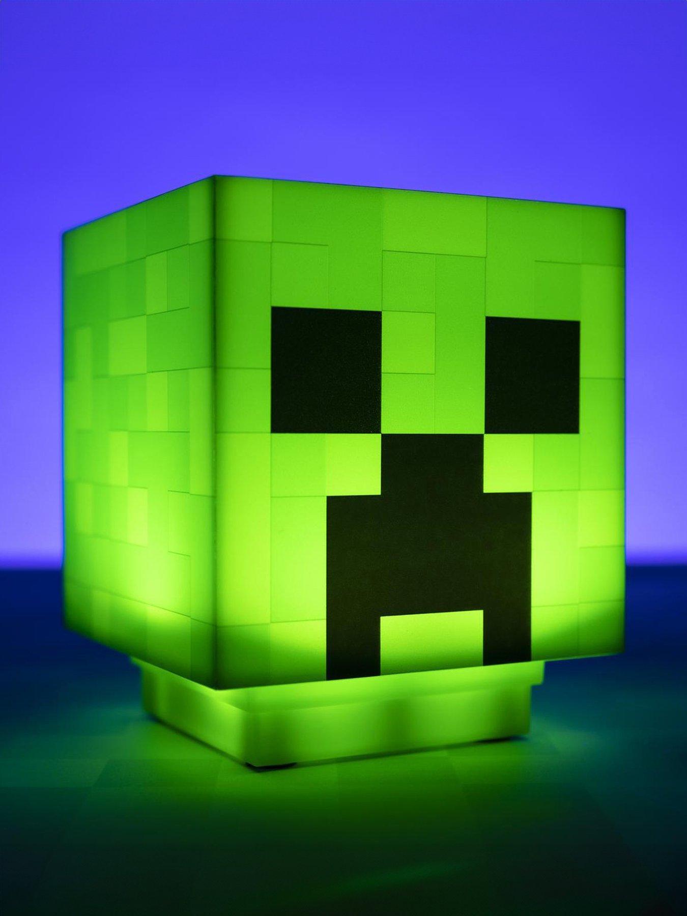 Minecraft Creeper Desk Light With Official Creeper Sounds, Night Light For Kids Room Or Gamer Décor