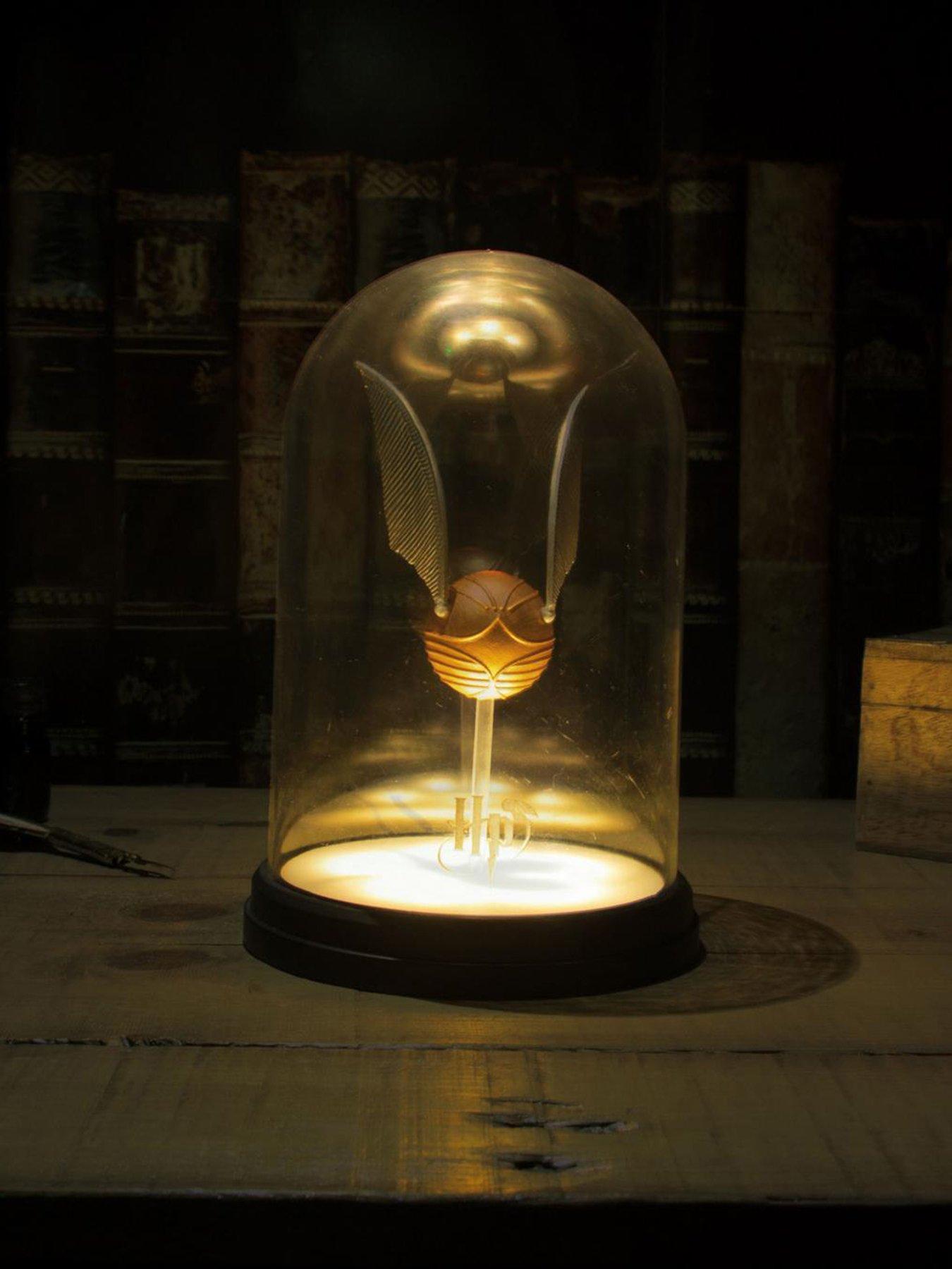 Harry Potter Levitating Golden Snitch Light - Touch Activated Desk Lamp Accessory, Officially Licensed  Bedroom Decor