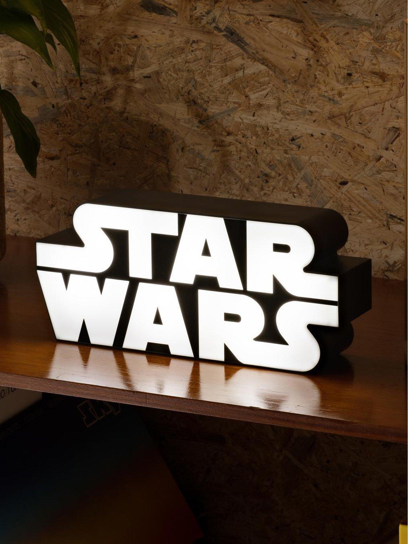 Image 1 of 5 of Star Wars Iconic Logo Light - Officially Licensed Merchandise D&eacute;cor And Desk Lamp