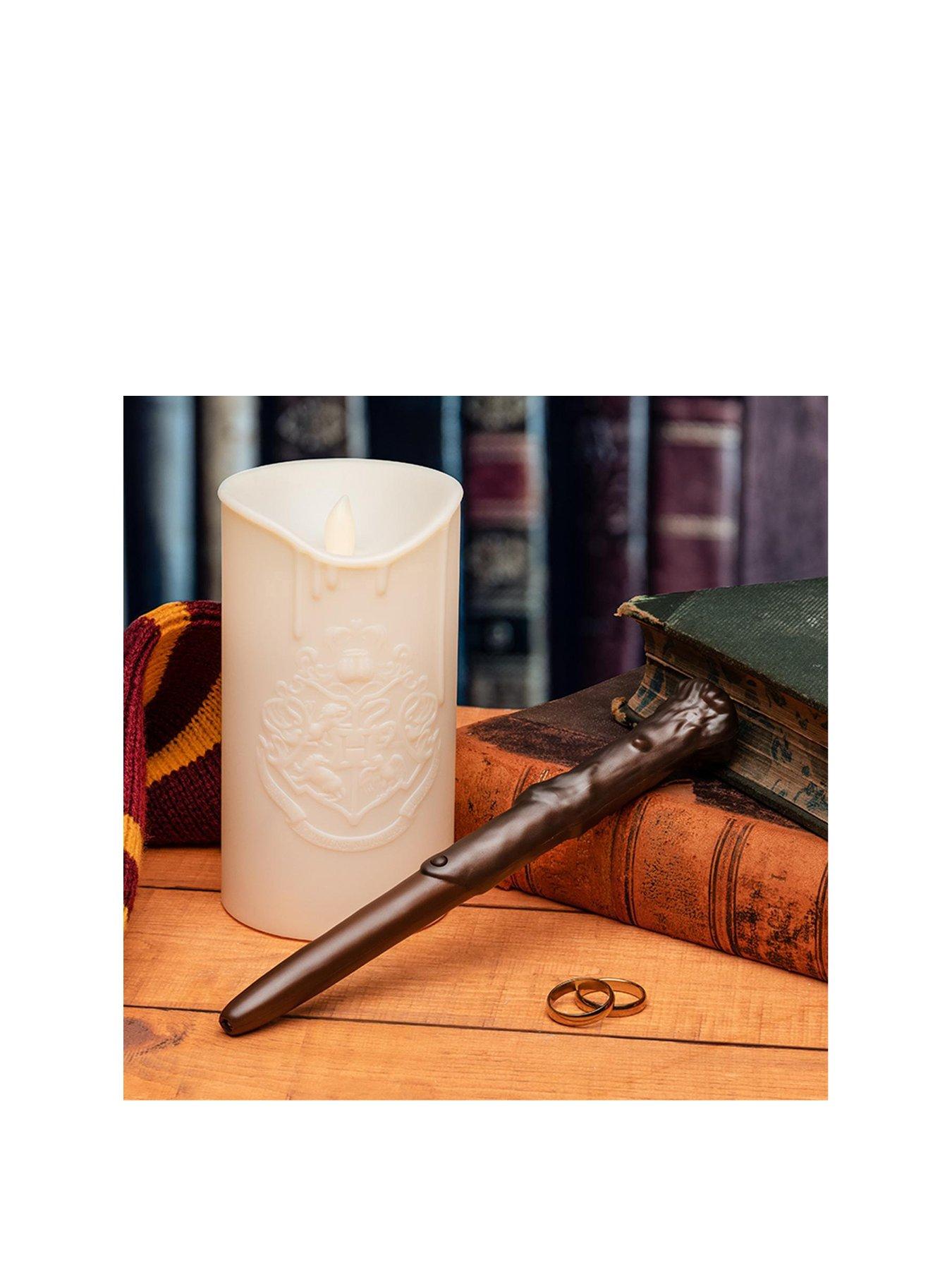Image 2 of 5 of Harry Potter Magical Hogwarts Crest Led Candle Light With Wand Remote - Officially Licensed Wizarding World Merchandise, Fun Bedroom D&eacute;cor For Fans