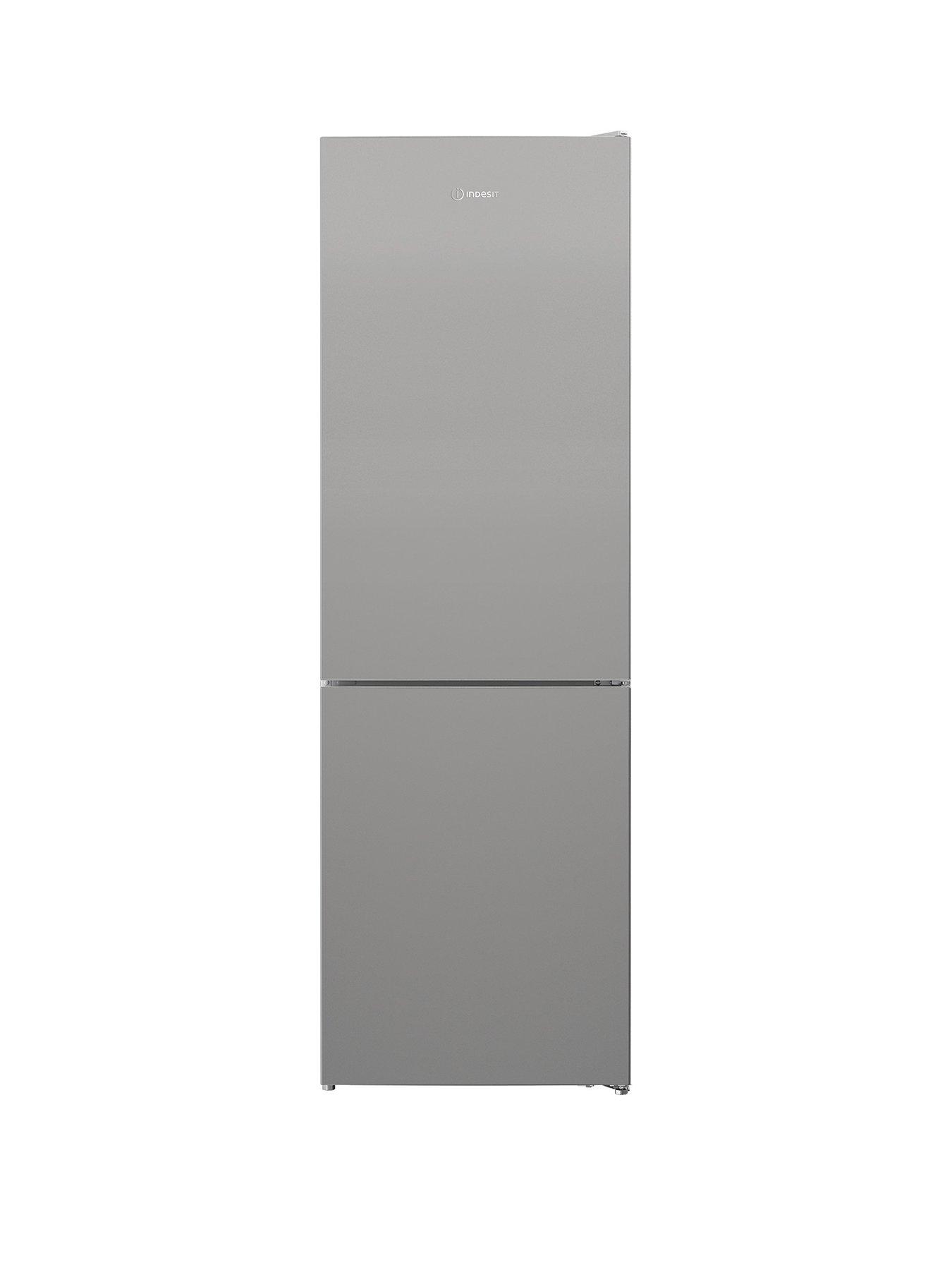Image 1 of 7 of Indesit INKS1361S4UK Fridge Freezer - Silver