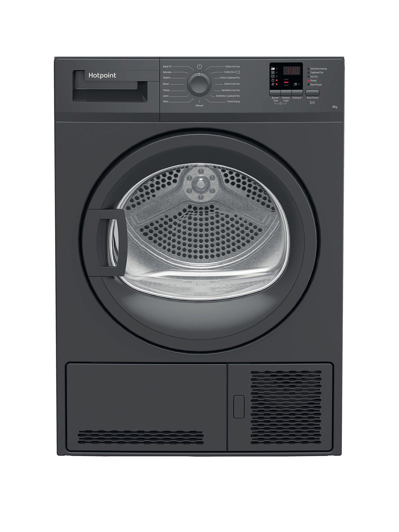 hotpoint-chdc82gggduk-8kg-condenser-dryer-graphite