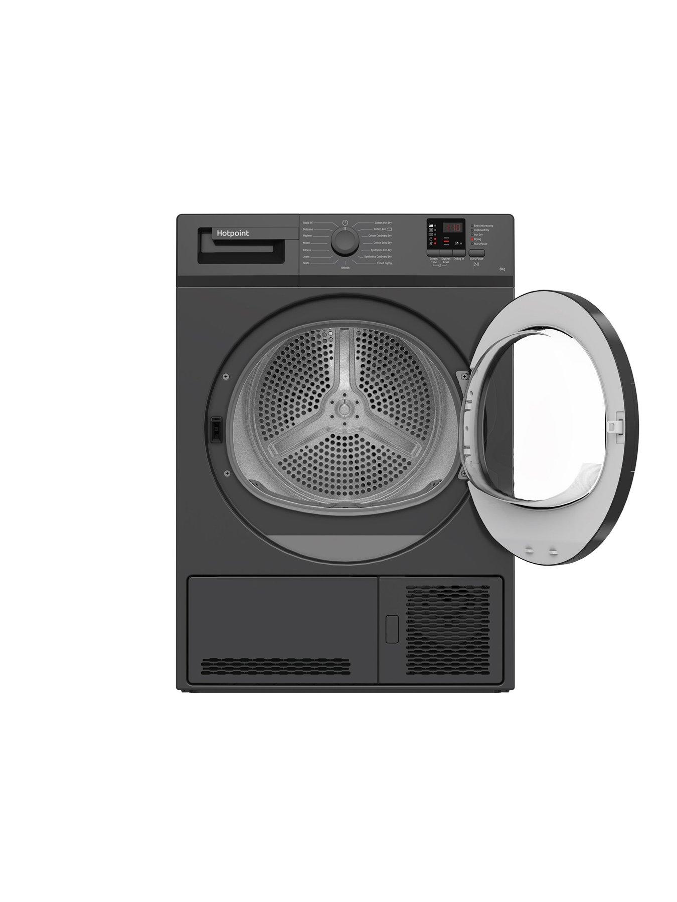 Image 2 of 7 of Hotpoint CHDC82GGGDUK 8kg Condenser Dryer - Graphite