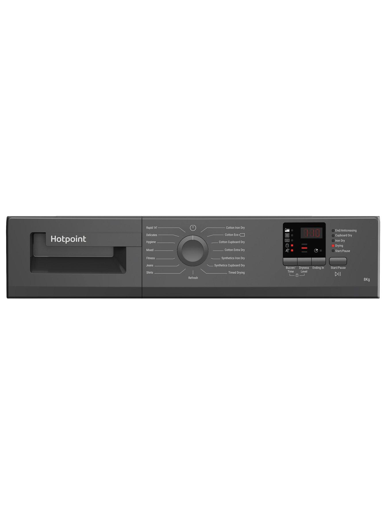Image 5 of 7 of Hotpoint CHDC82GGGDUK 8kg Condenser Dryer - Graphite