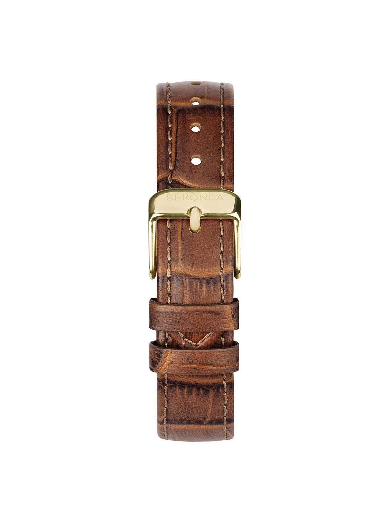 Image 7 of 7 of Sekonda Womens Colette Brown Leather Bracelet with White Dial Analogue Watch