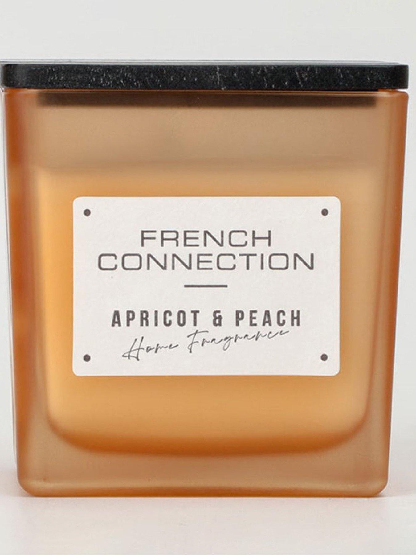 Product photograph of French Connection Apricot Peach Indulgence 200g Candle from very.co.uk