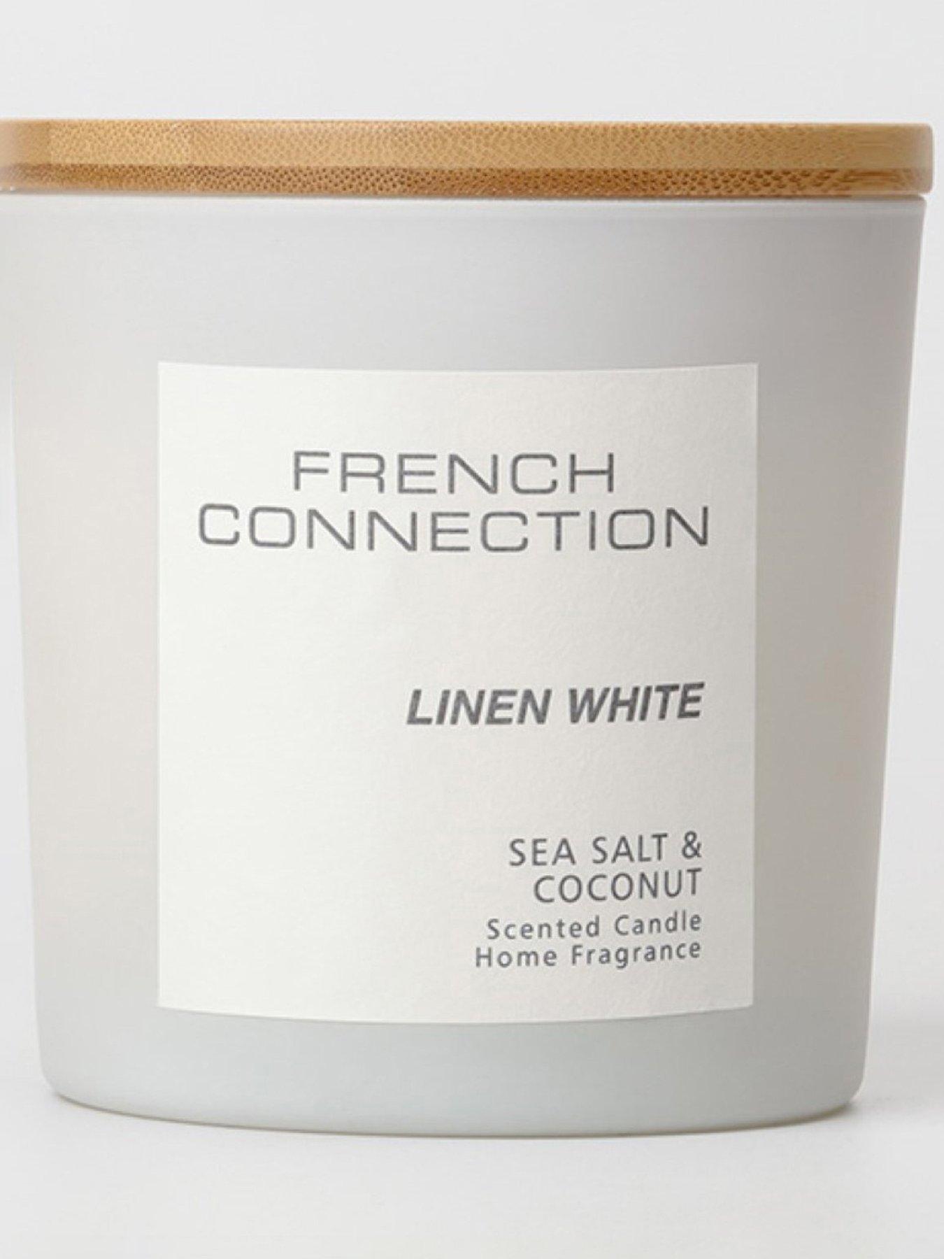 French Connection Linen White Serenity 322g Candle
