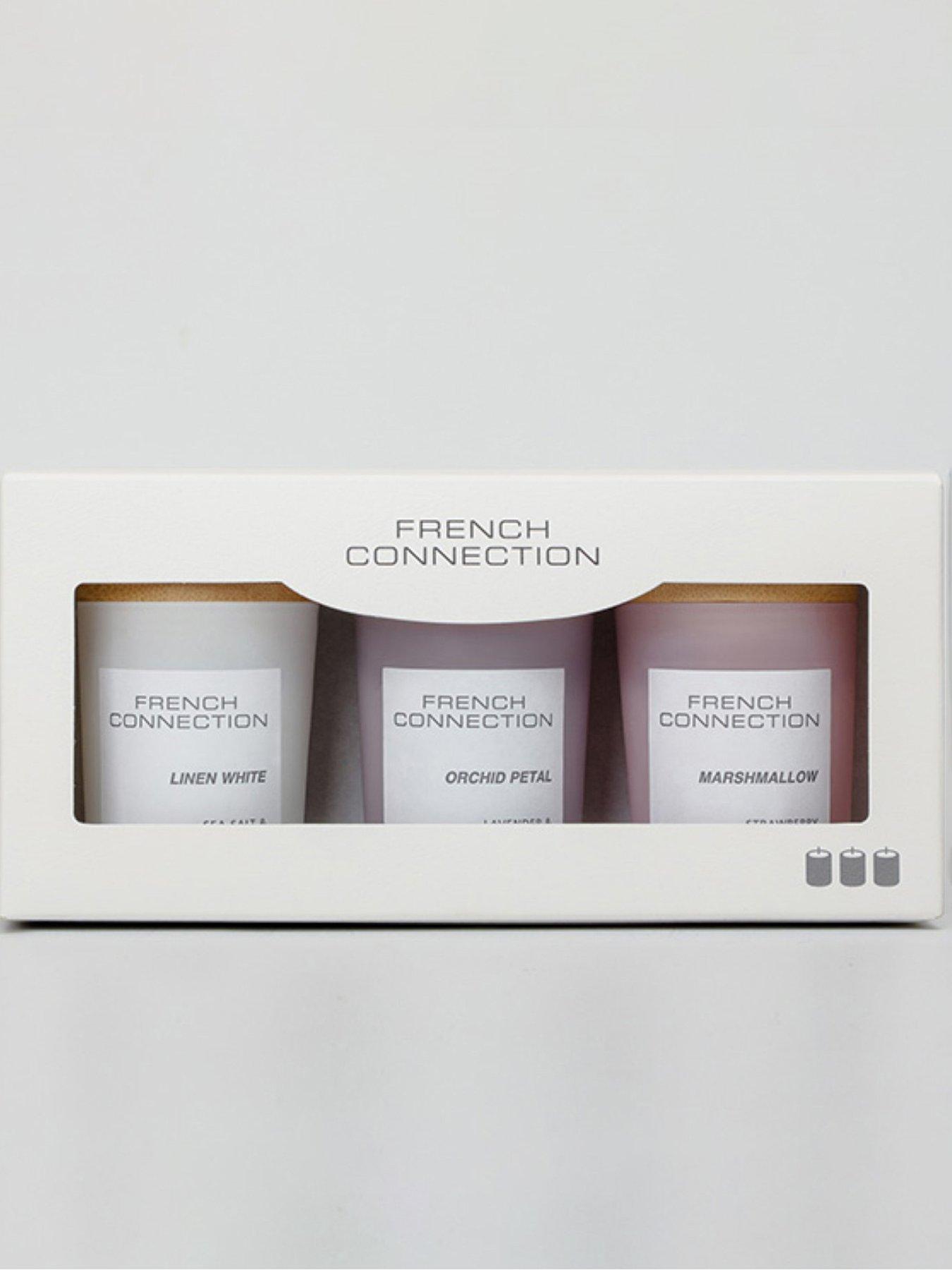 French Connection Serenity Candles (set Of 3)
