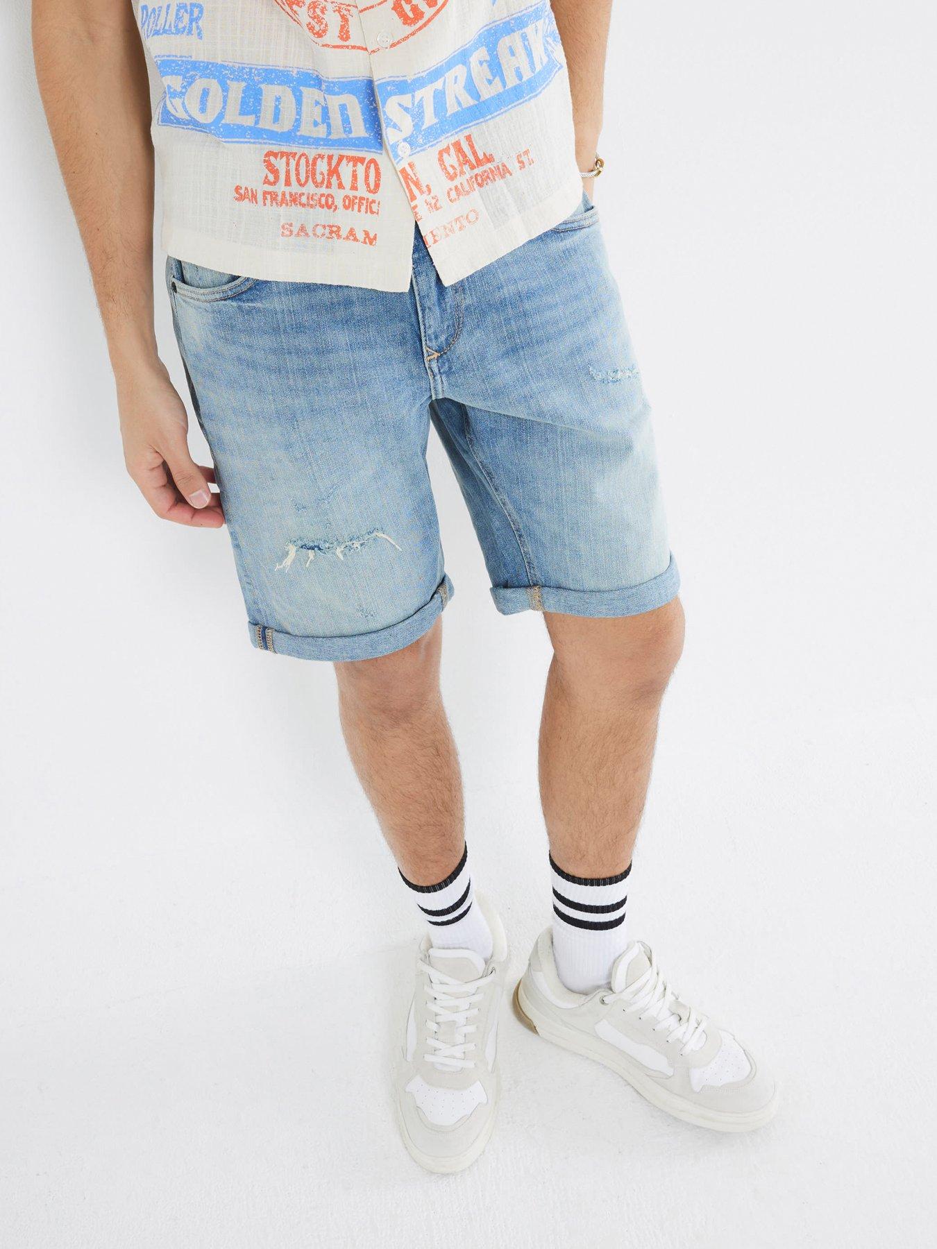 undefined Sykes Slim Fit Denim Shorts