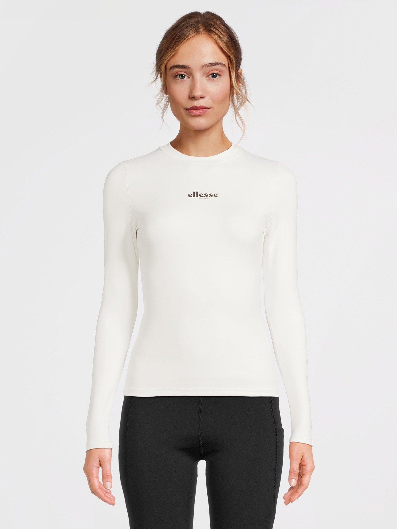 undefined Womens Cubano Long-sleeved Tee - Off White