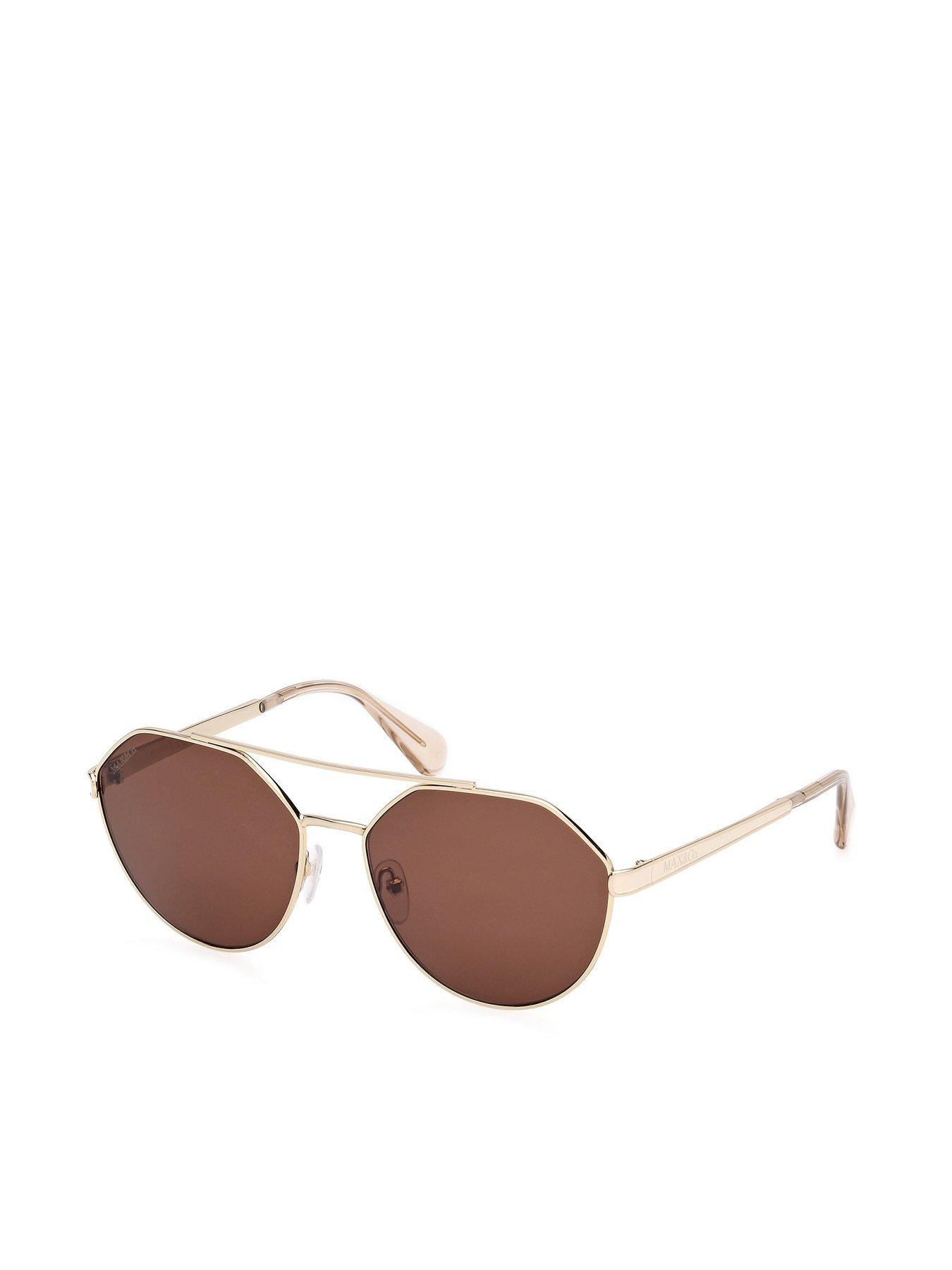 undefined Mo0119 Round Metal Sunglasses - Gold
