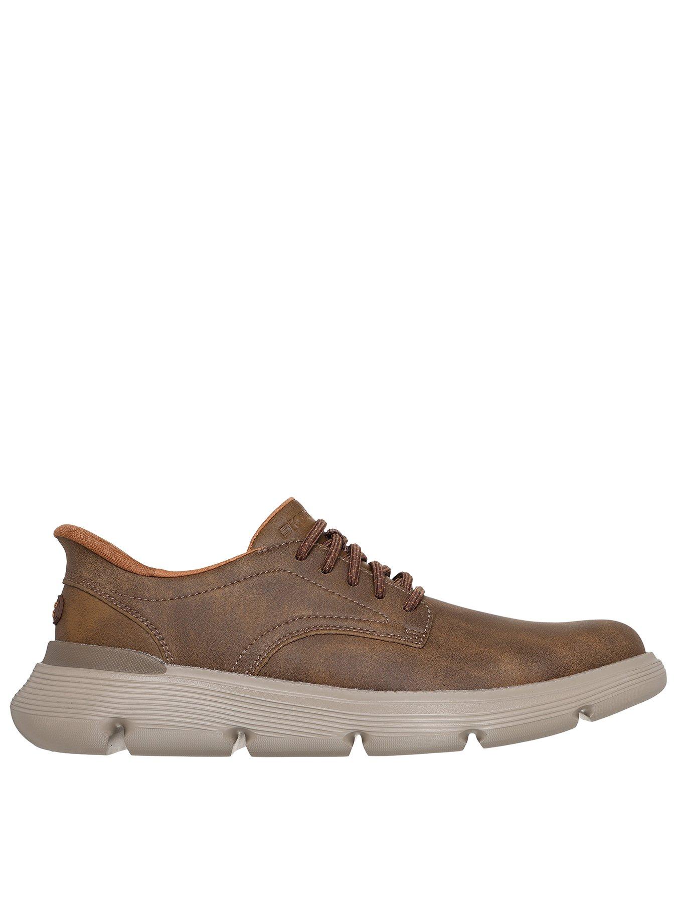 undefined Garza Duran Slip- Ins Bungee Lace Up Shoes- Light Khaki