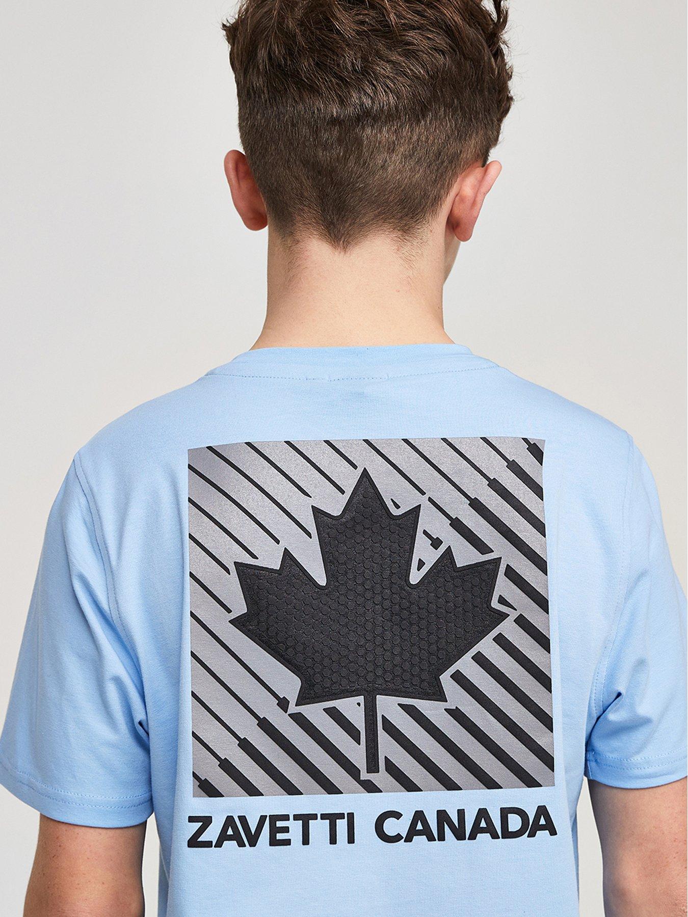 Image 5 of 5 of Zavetti Canada Junior Boys Matera Short Sleeve T-Shirt - Light Blue