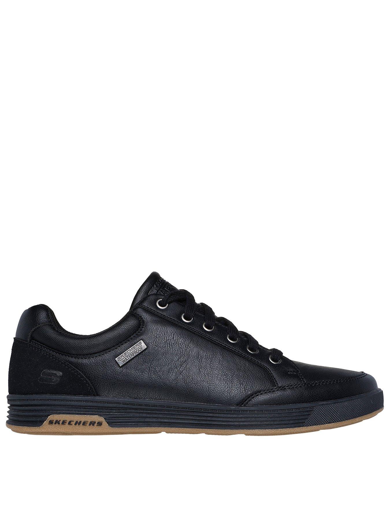 Skechers Cavell Sparkman 6 Eyelet Waterproof Trainers-black