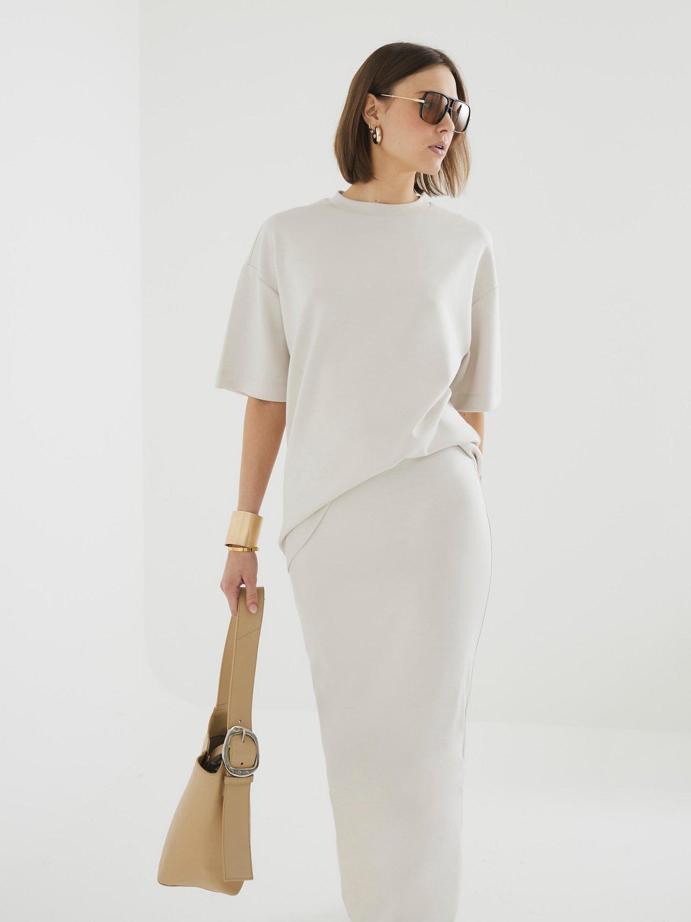 River T-shirt - Creme