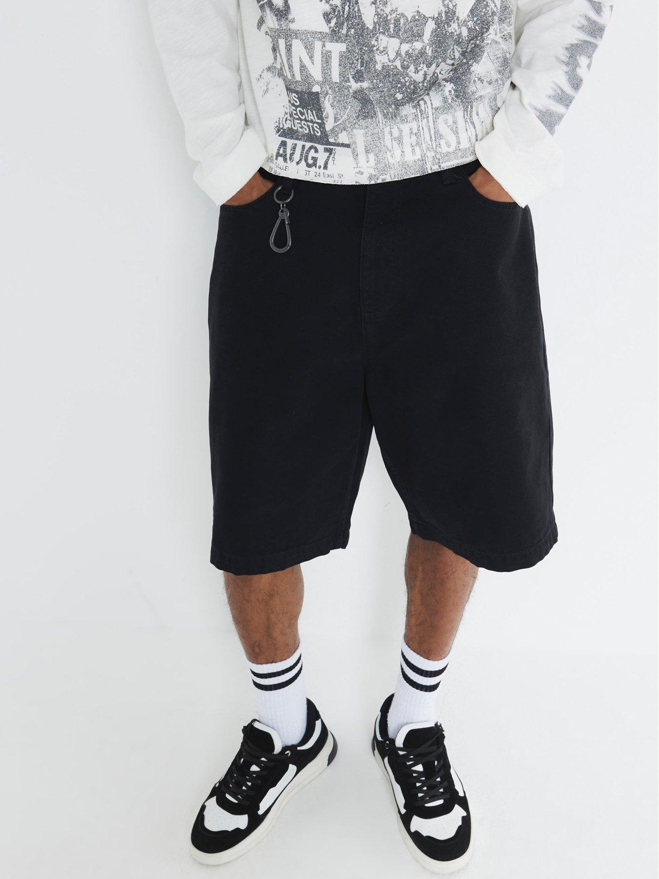 undefined River Island Grohl Skater Shorts