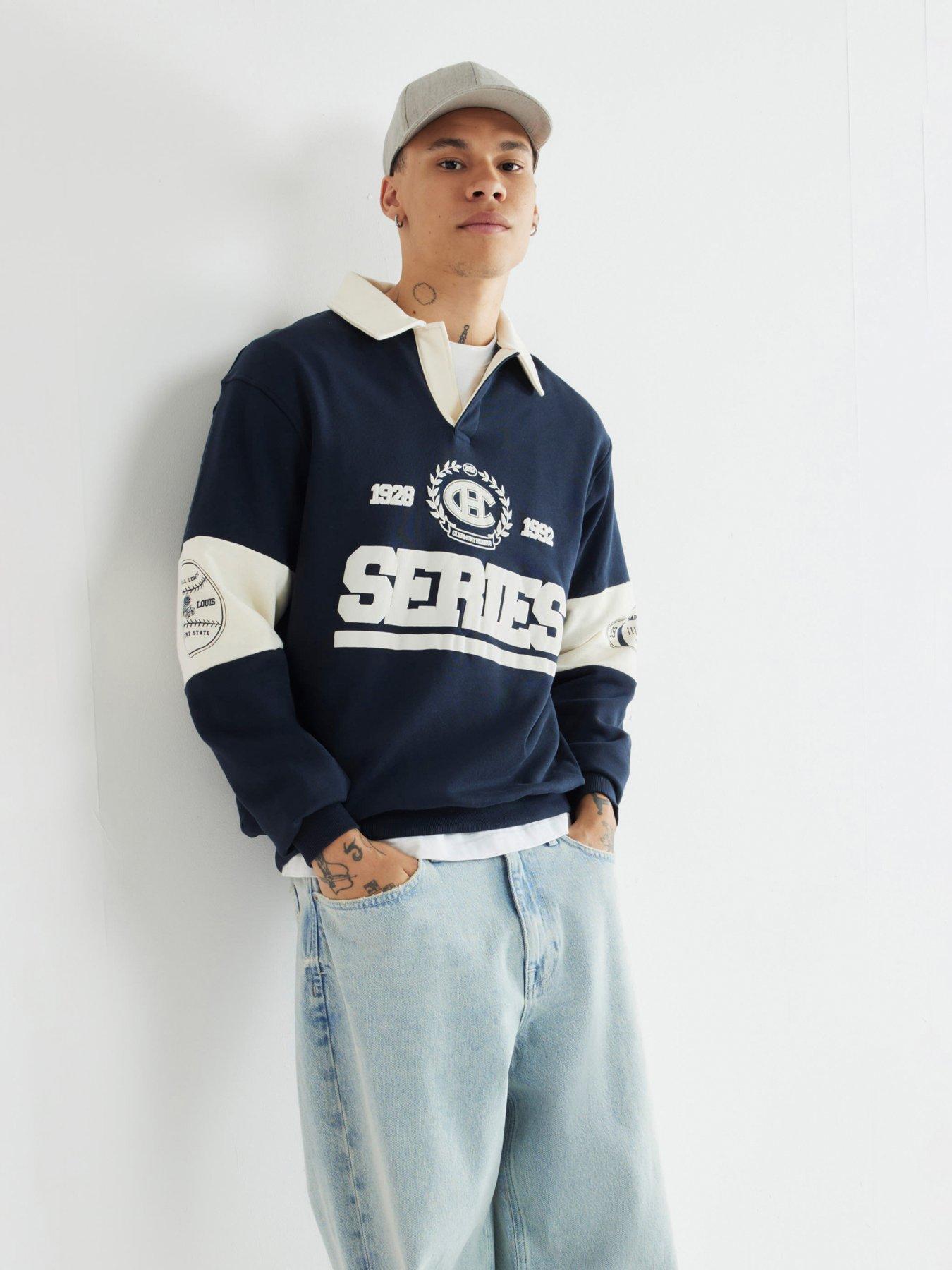 undefined Rugby Polo Sweatshirt - Navy