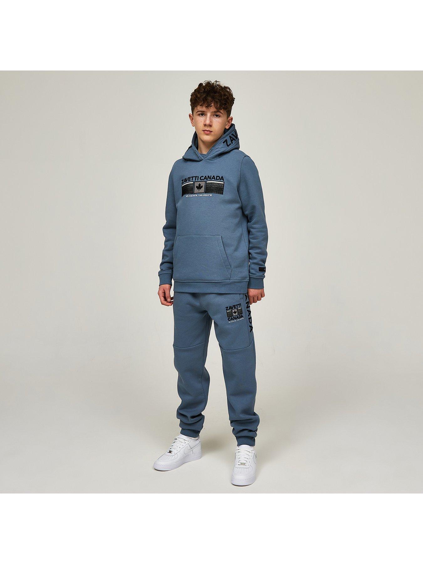 Image 4 of 7 of Zavetti Canada Junior Boys Ovello Jogger - Blue/Grey