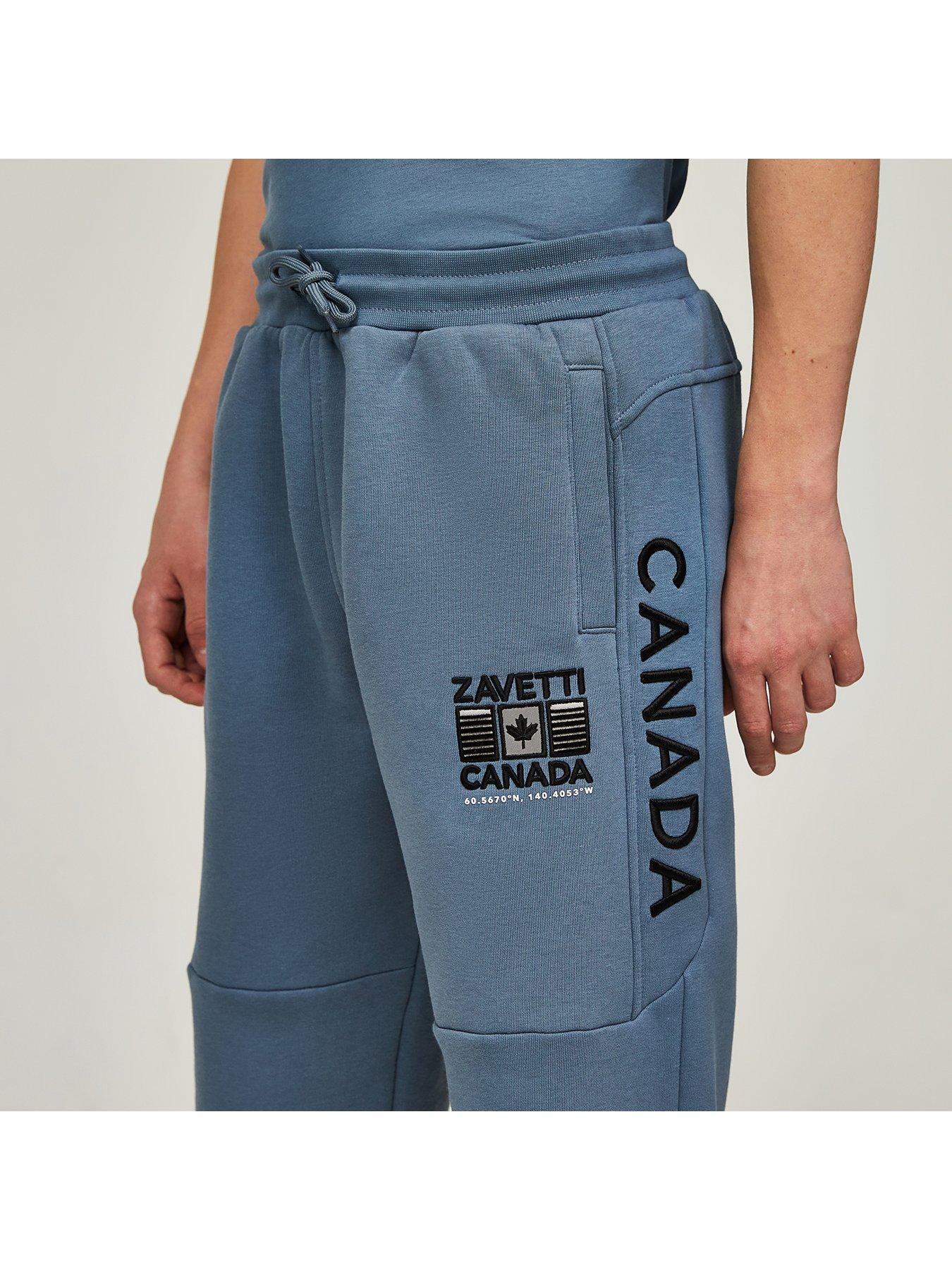 Image 7 of 7 of Zavetti Canada Junior Boys Ovello Jogger - Blue/Grey