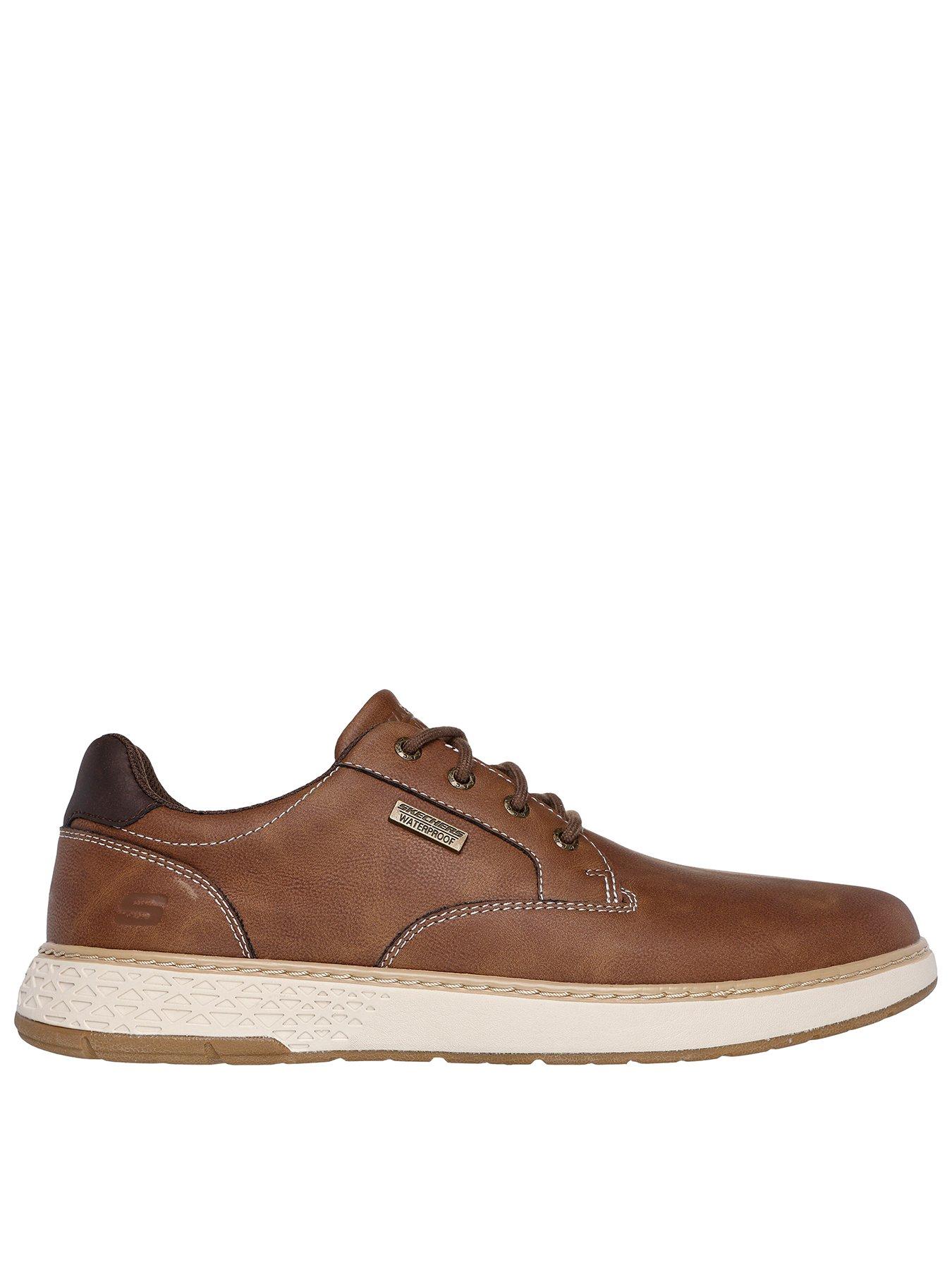 Image 1 of 5 of Skechers Garlan -&nbsp;pryor Waterproof Lace Up Shoes&nbsp;- Brown