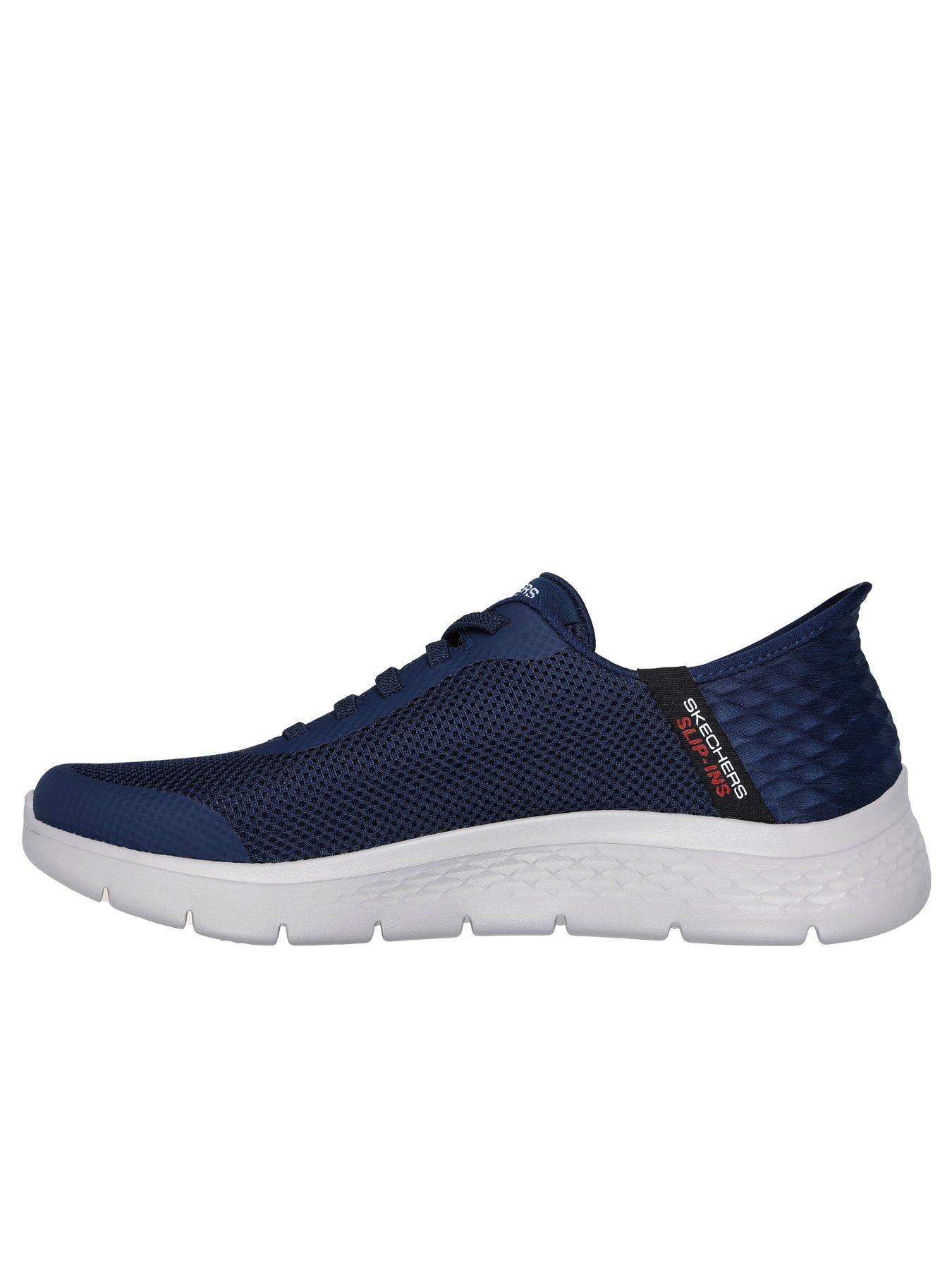Image 5 of 5 of Skechers Hands Up Go Walk Flex Slip-In Trainers- Navy
