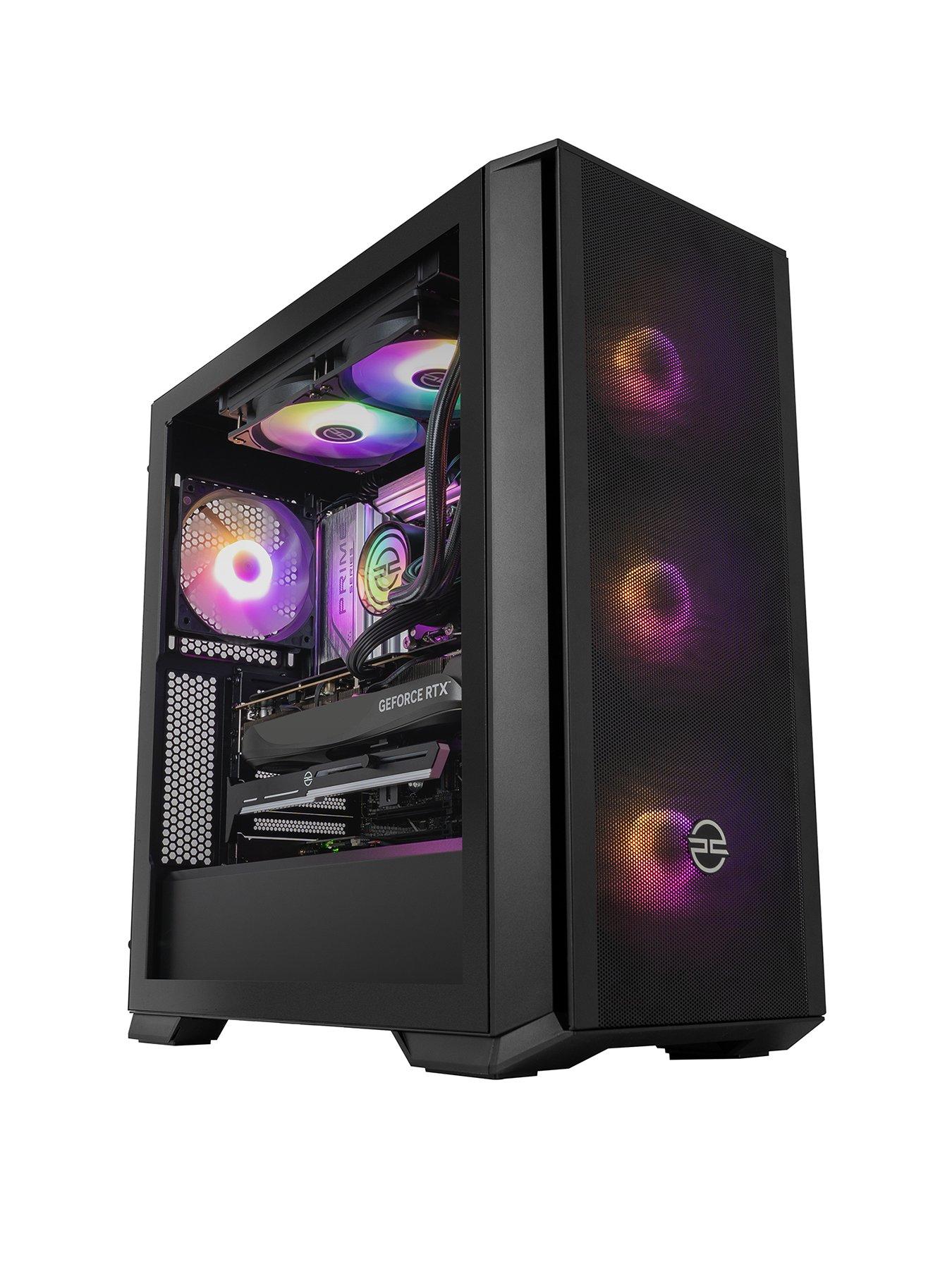 undefined Fusion 500 Gaming Desktop - GeForce RTX 5070, AMD Ryzen 7, 16GB RAM, 1TB SSD - Black