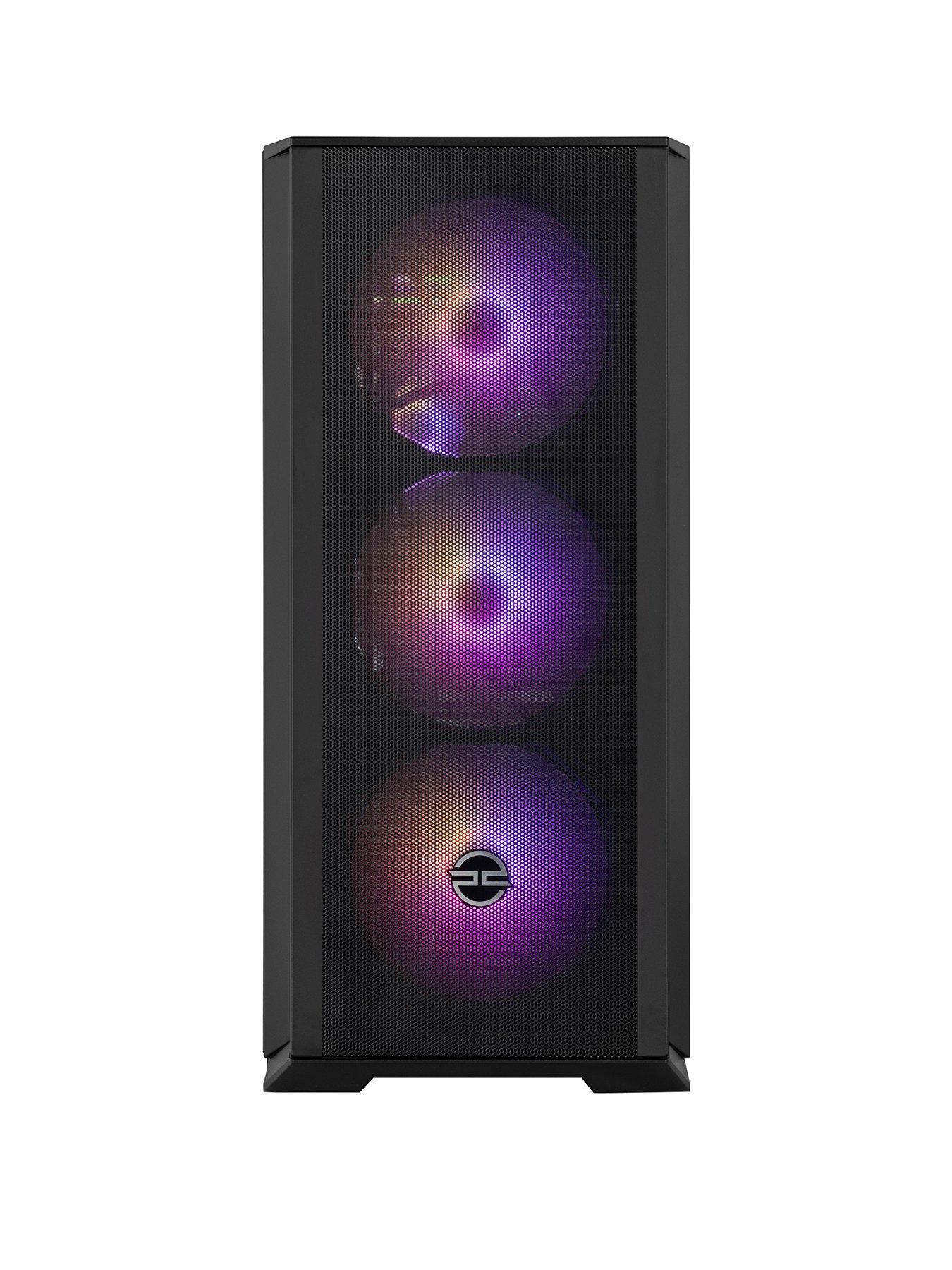 Image 3 of 7 of PCSpecialist Fusion 500 Gaming Desktop - GeForce RTX 5070, AMD Ryzen 7,&nbsp;16GB RAM, 1TB SSD&nbsp;- Black
