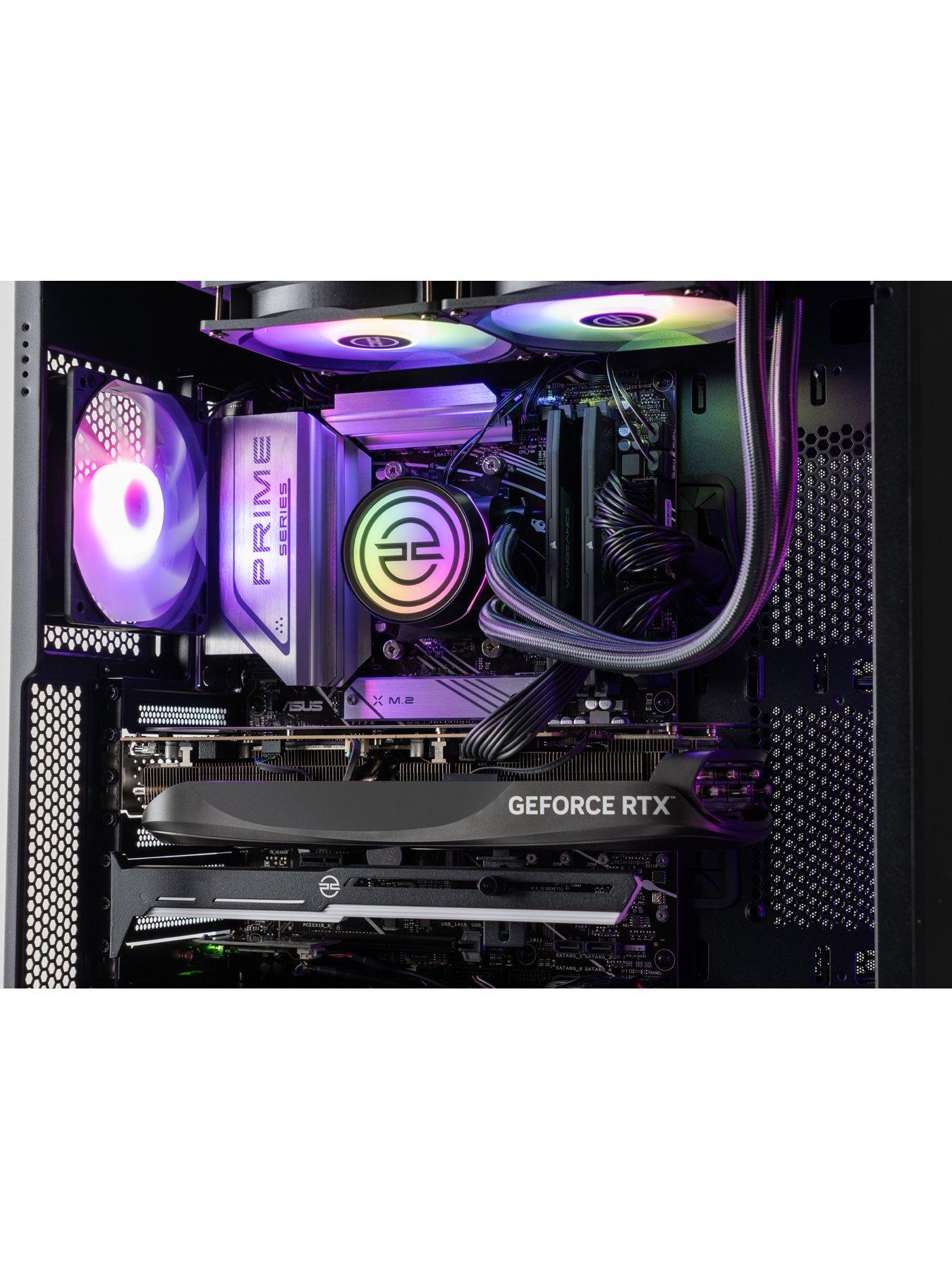 Image 4 of 7 of PCSpecialist Fusion 500 Gaming Desktop - GeForce RTX 5070, AMD Ryzen 7,&nbsp;16GB RAM, 1TB SSD&nbsp;- Black
