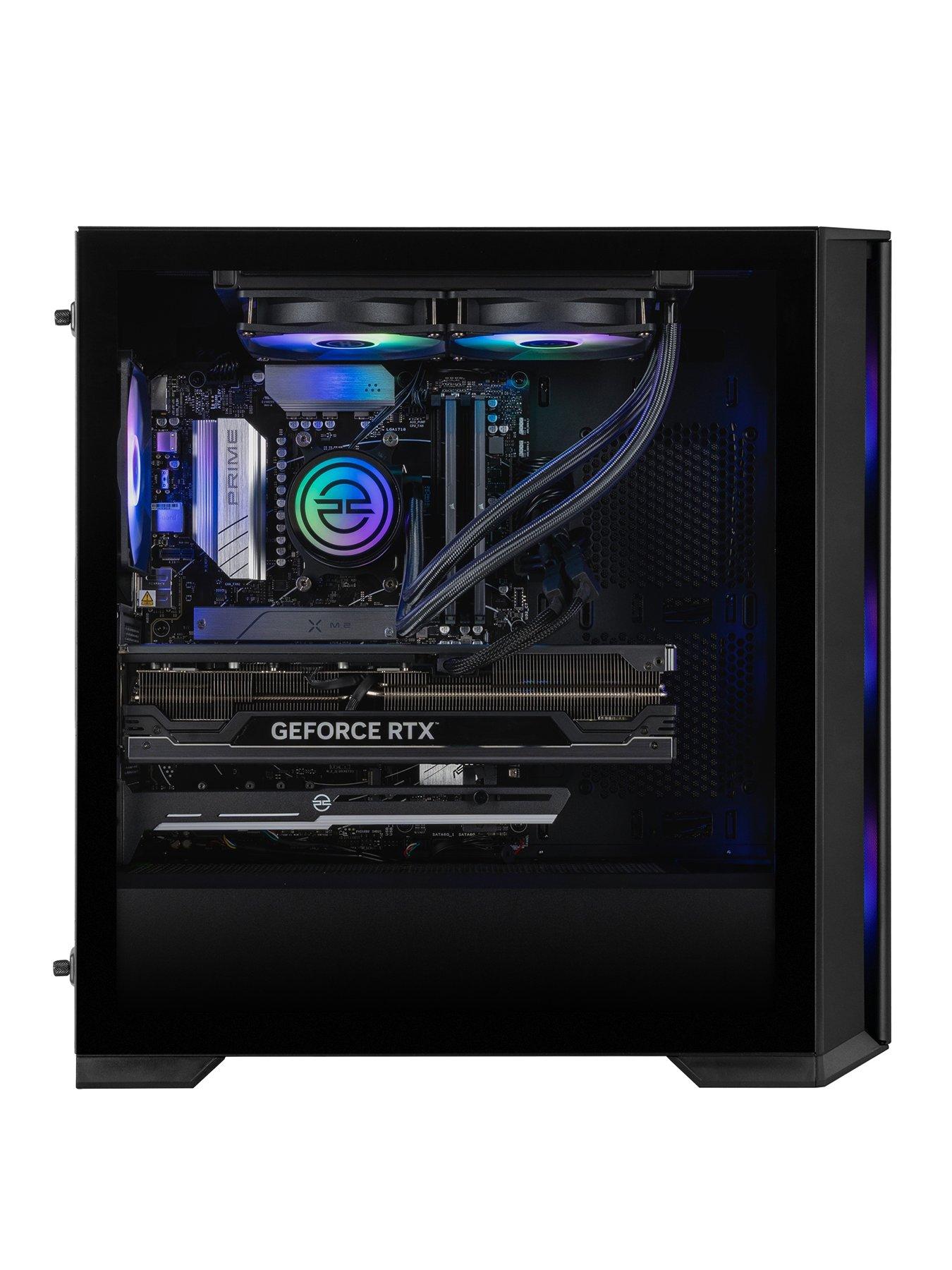 Image 2 of 6 of PCSpecialist Fusion 520 Gaming Desktop&nbsp;- GeForce RTX 5070 Ti,&nbsp;AMD Ryzen 7, 32GB RAM,&nbsp;2TB SSD - Black