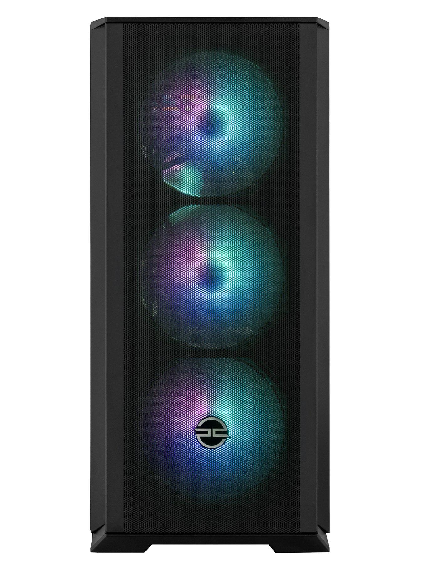 Image 4 of 6 of PCSpecialist Fusion 520 Gaming Desktop&nbsp;- GeForce RTX 5070 Ti,&nbsp;AMD Ryzen 7, 32GB RAM,&nbsp;2TB SSD - Black