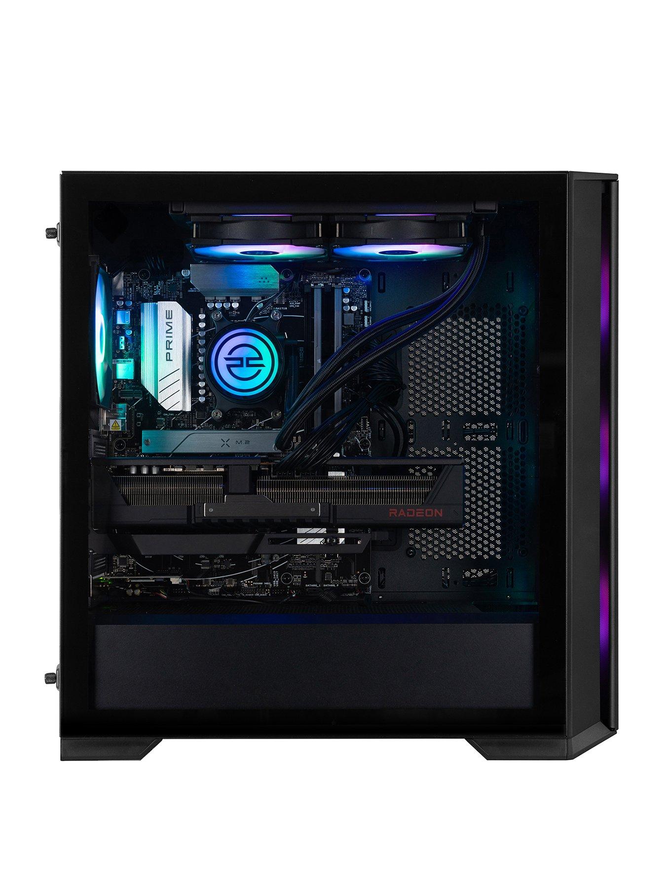 Image 2 of 7 of PCSpecialist Fusion 530 Gaming Desktop&nbsp;- AMD Radeon RX 9070, AMD Ryzen 7, 32GB RAM,&nbsp;2TB SSD&nbsp;- Black