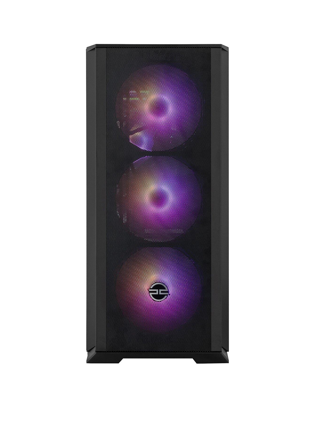 Image 3 of 7 of PCSpecialist Fusion 530 Gaming Desktop&nbsp;- AMD Radeon RX 9070, AMD Ryzen 7, 32GB RAM,&nbsp;2TB SSD&nbsp;- Black