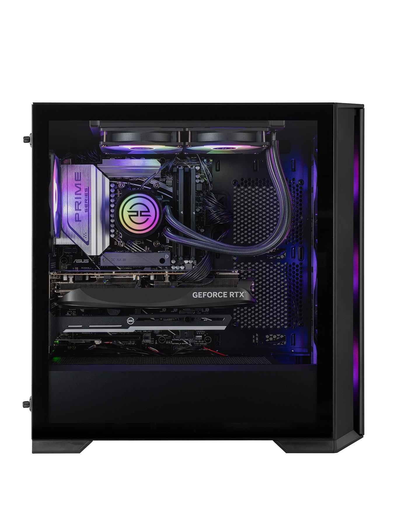 undefined Cypher 710 Gaming Desktop - GeForce RTX 5070 Ti, Intel Core i7, 32GB RAM, 2TB SSD - Black