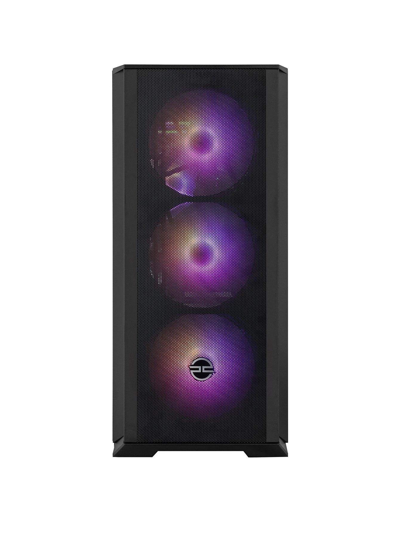 Image 2 of 7 of PCSpecialist Cypher 710 Gaming Desktop&nbsp;- GeForce RTX 5070&nbsp;Ti,&nbsp;Intel Core i7, 32GB RAM,&nbsp;2TB SSD&nbsp;- Black