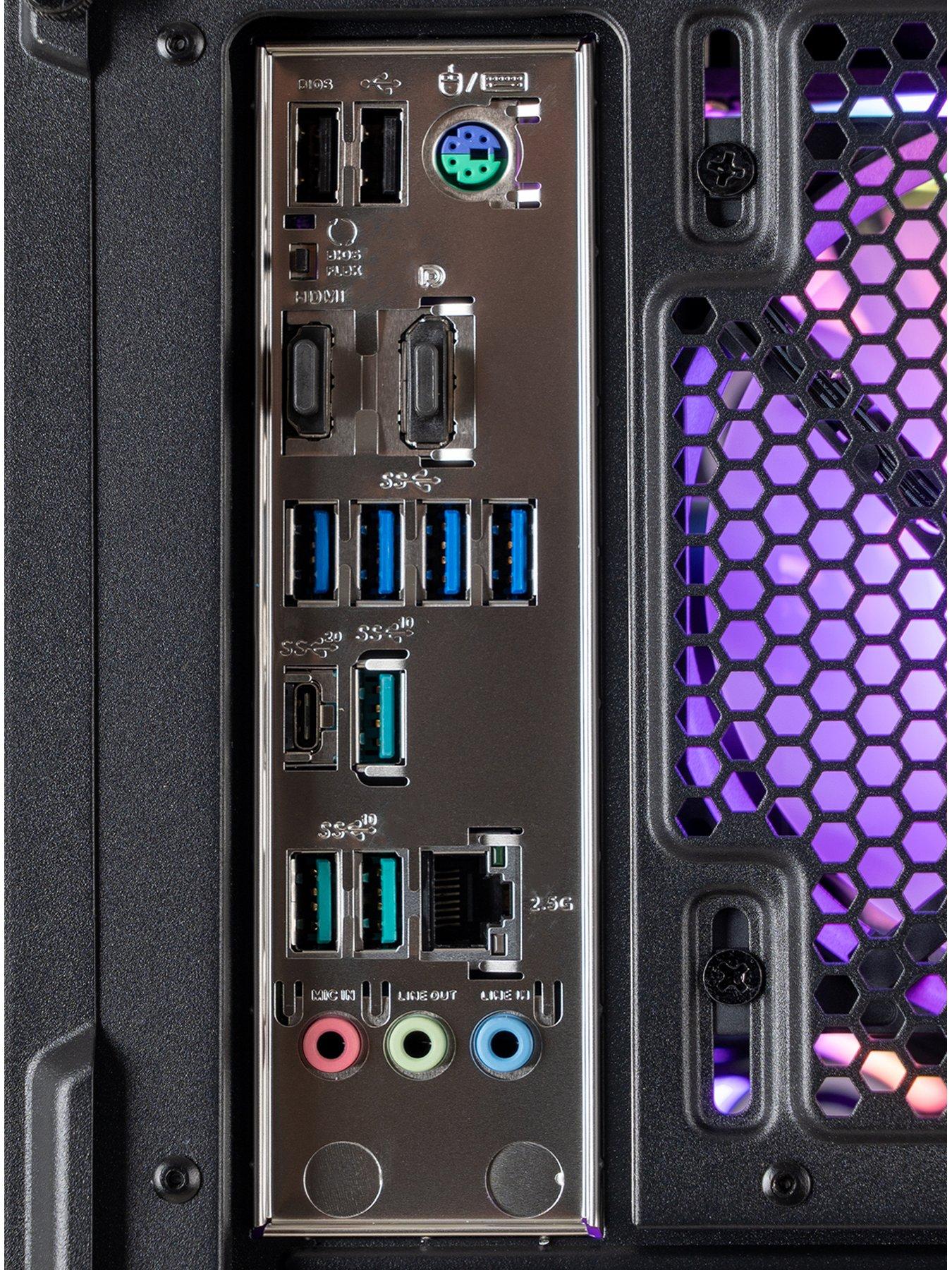 Image 6 of 7 of PCSpecialist Cypher 710 Gaming Desktop&nbsp;- GeForce RTX 5070&nbsp;Ti,&nbsp;Intel Core i7, 32GB RAM,&nbsp;2TB SSD&nbsp;- Black