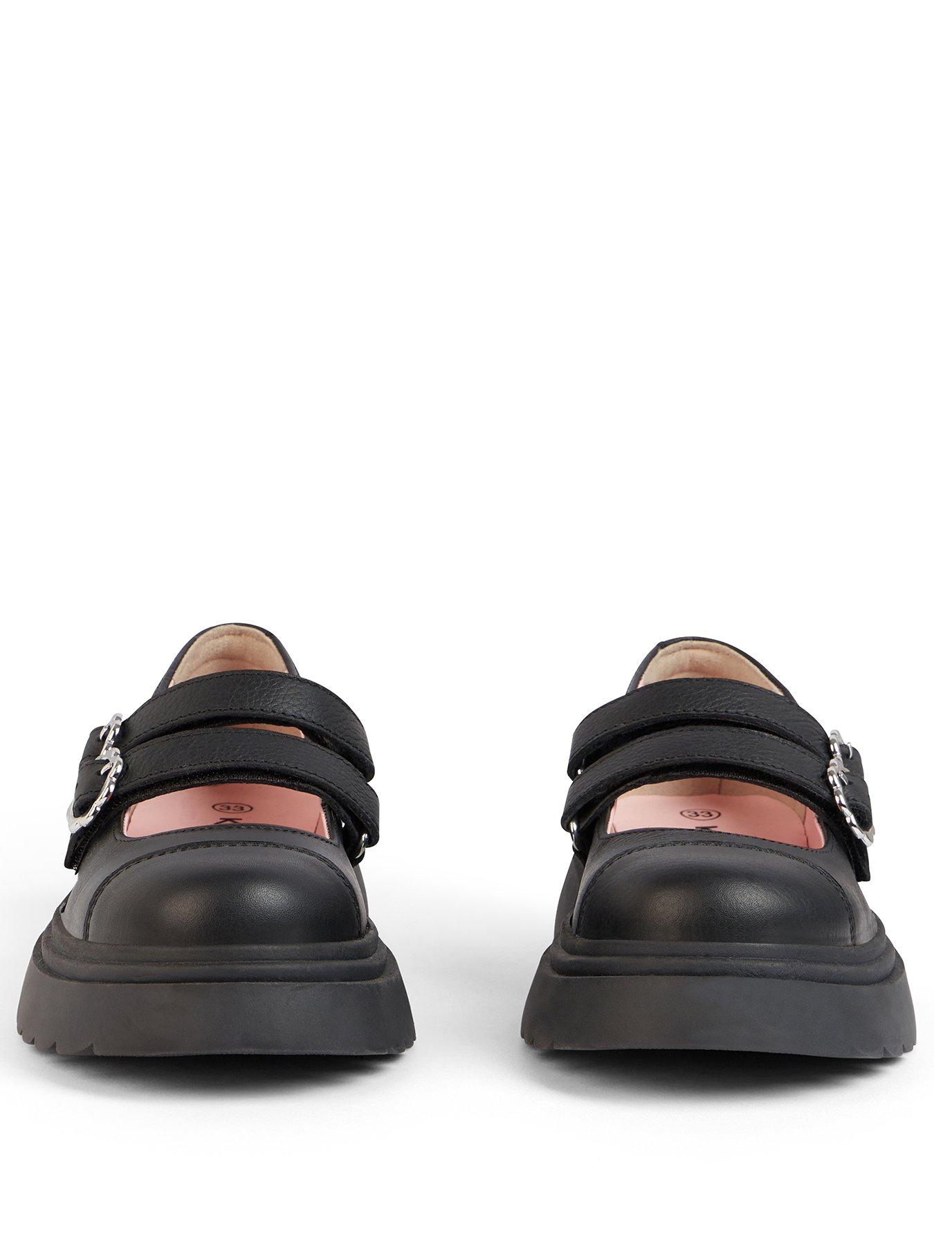 Image 2 of 5 of Kickers Youth Kenzi Mj Lthr Yf Blk - Black