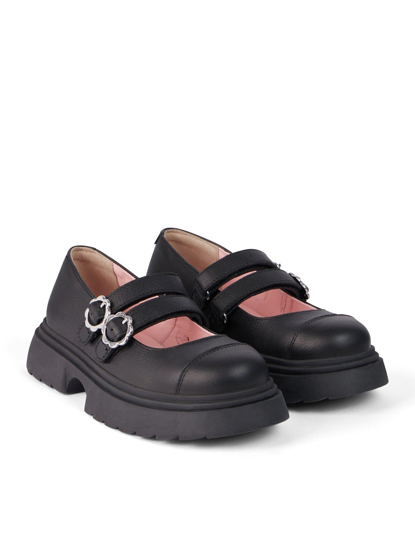 Image 5 of 5 of Kickers Youth Kenzi Mj Lthr Yf Blk - Black