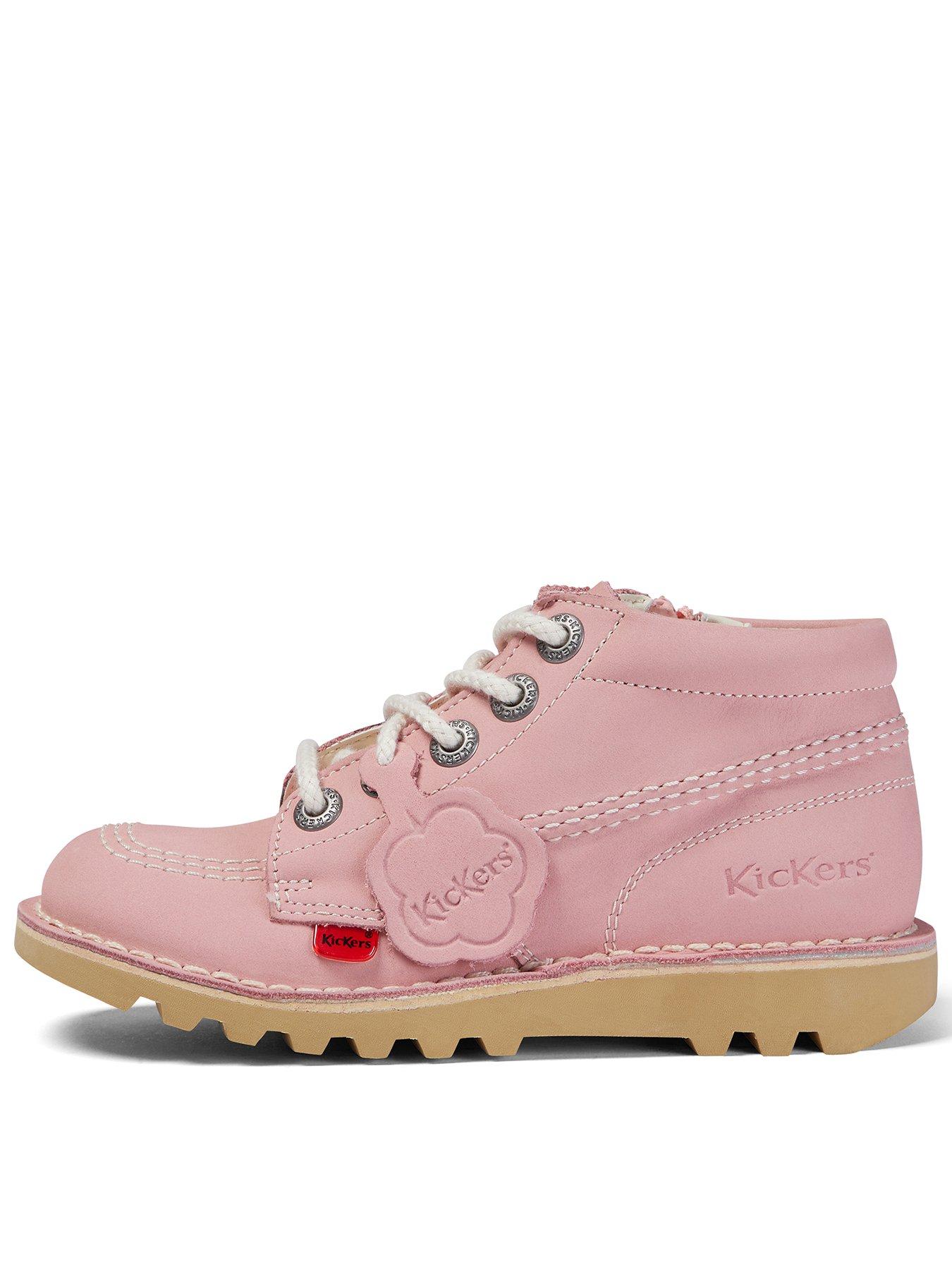 undefined Junior Kick Hi Zip Nubuck Light pink