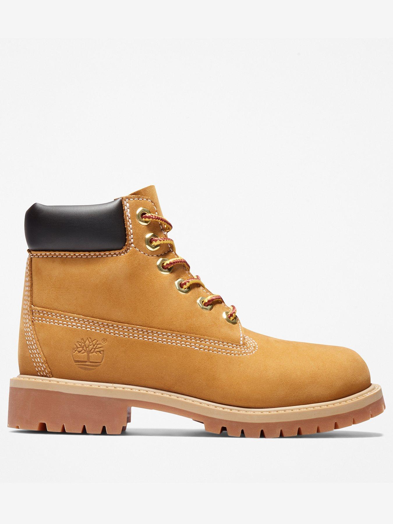 Timberland Junior 6 Inch Waterproof Lace-up Boot - Wheat